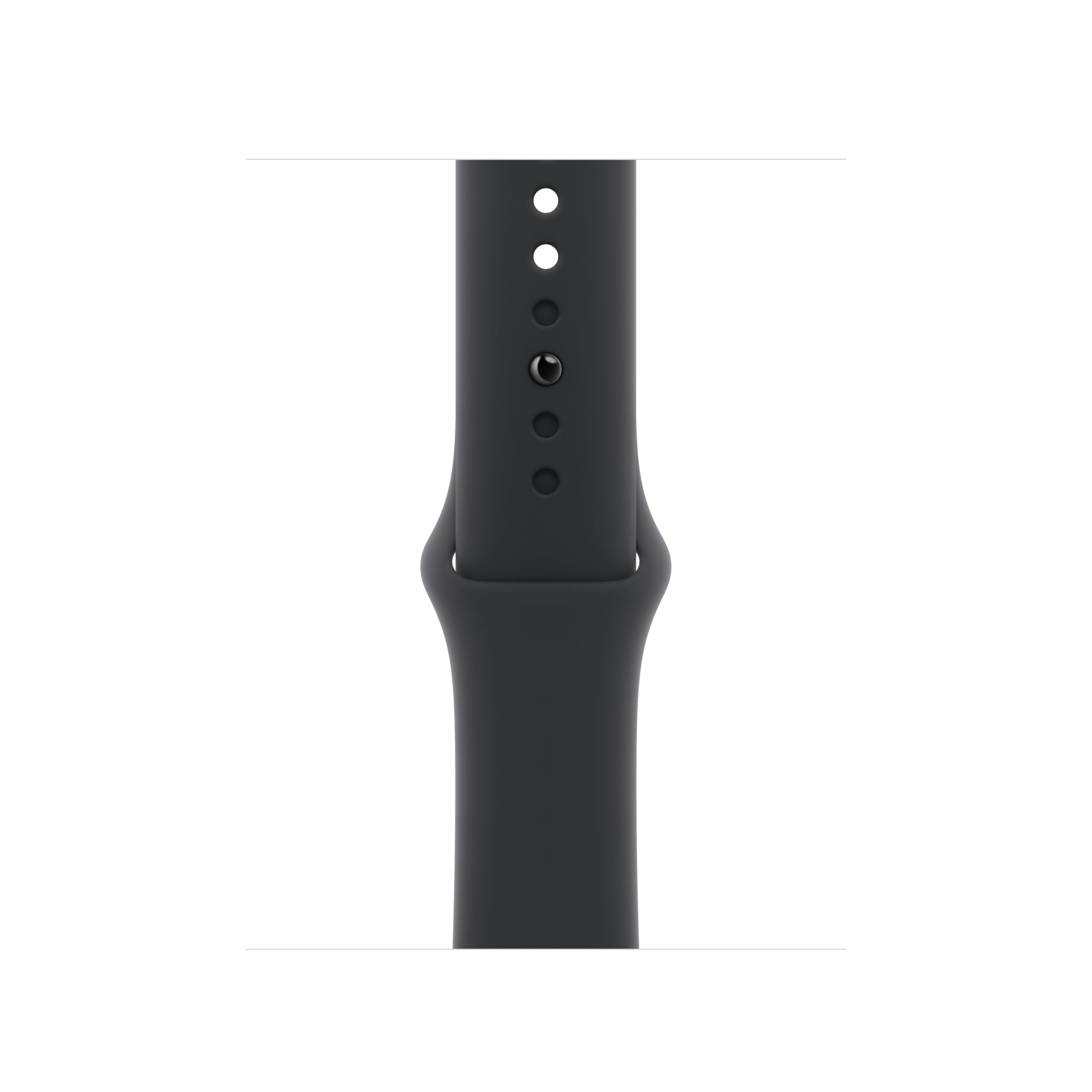 Apple Watch Cinturino Sport 42 mm cinturino Nero S/M fluoroelastomero