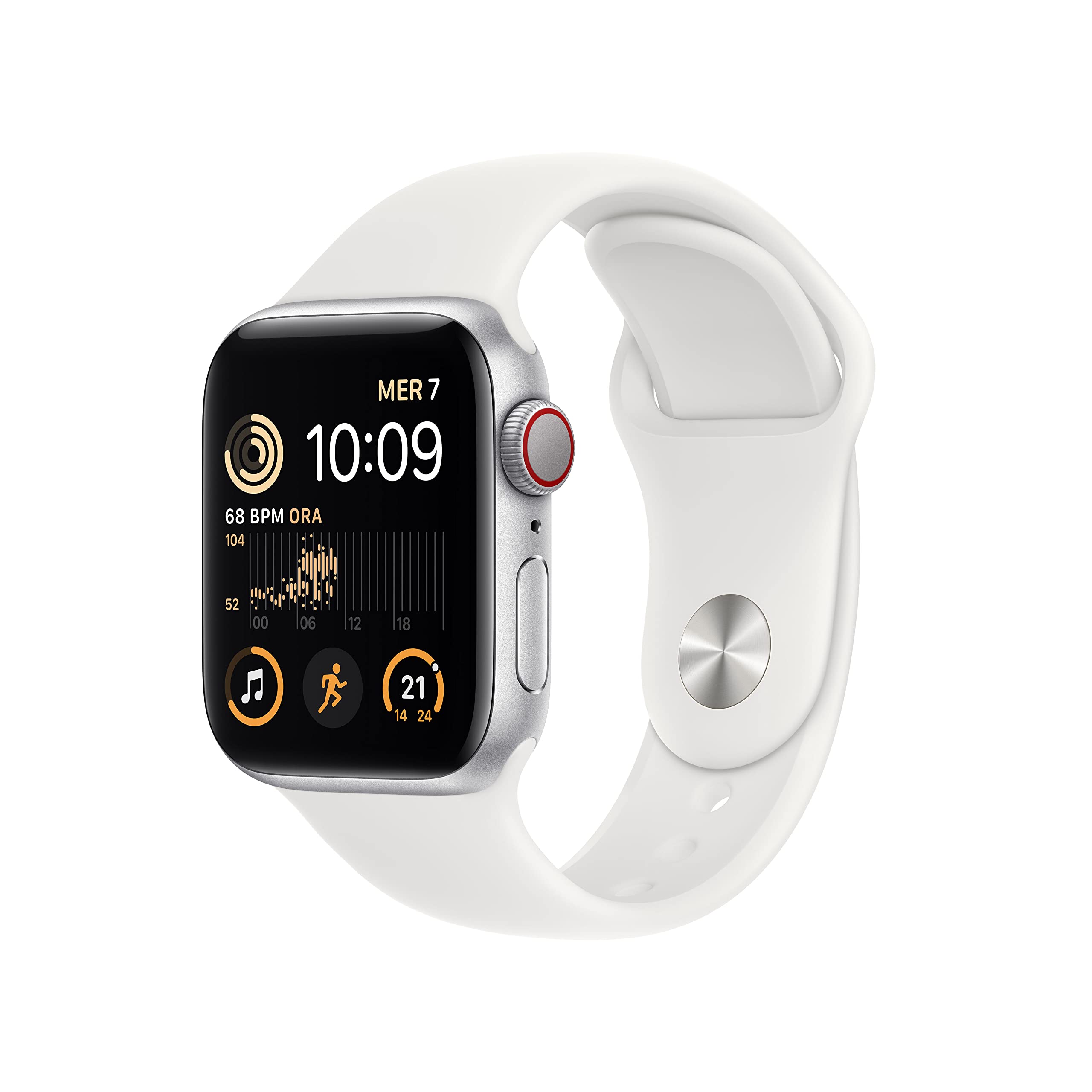 Apple Watch SE 2ª gen. 40mm smartwatch GPS + Cellular argento
