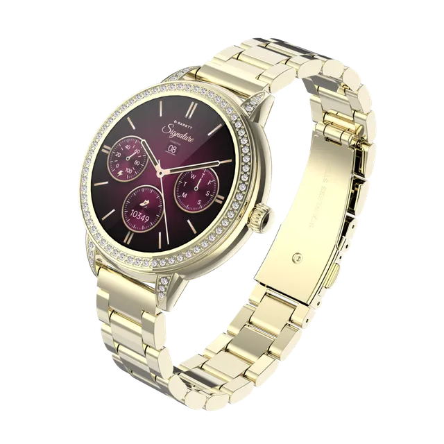 Garett Stella smartwatch oro acciaio AMOLED