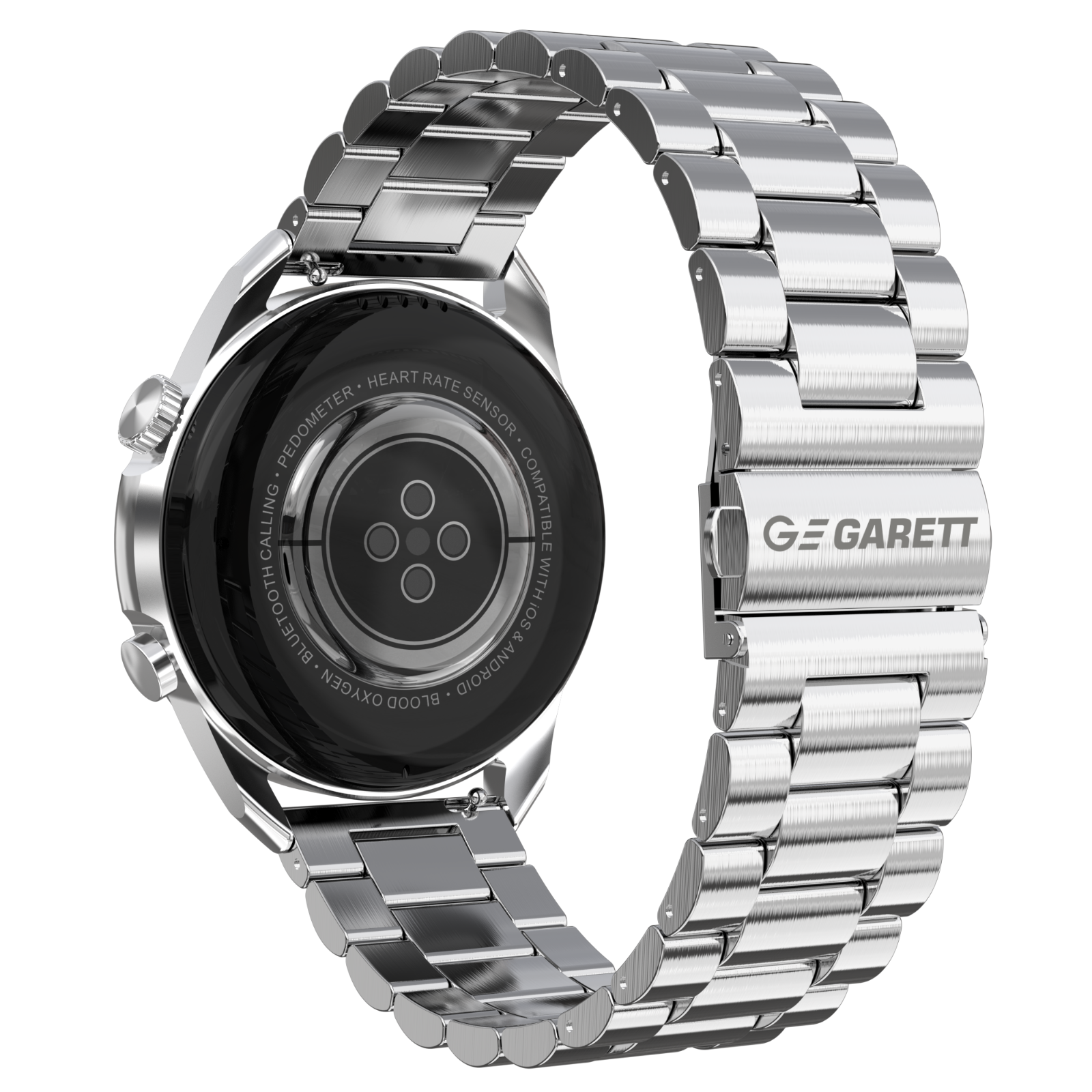 Garett V10 smartwatch argento acciaio AMOLED