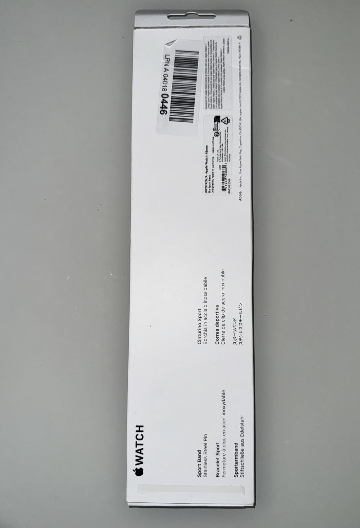 Apple Sport Loop 45 mm cinturino blu oceano nylon