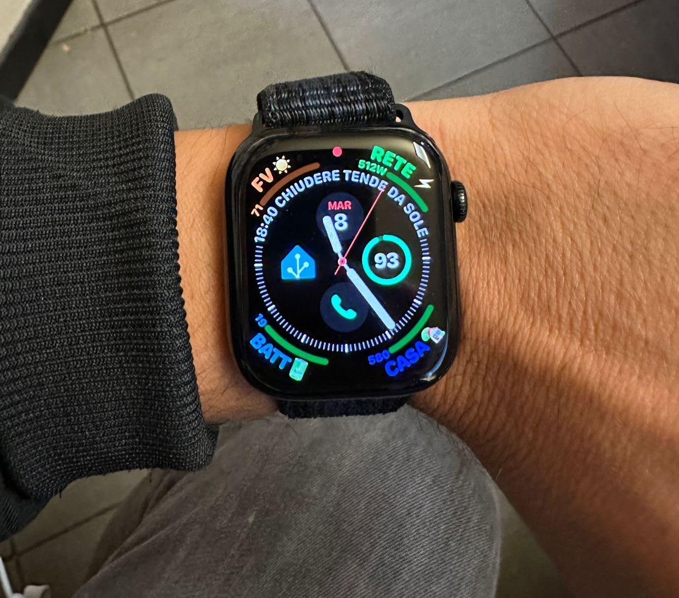 Apple Watch Series 10 GPS 46 mm smartwatch nero ECG