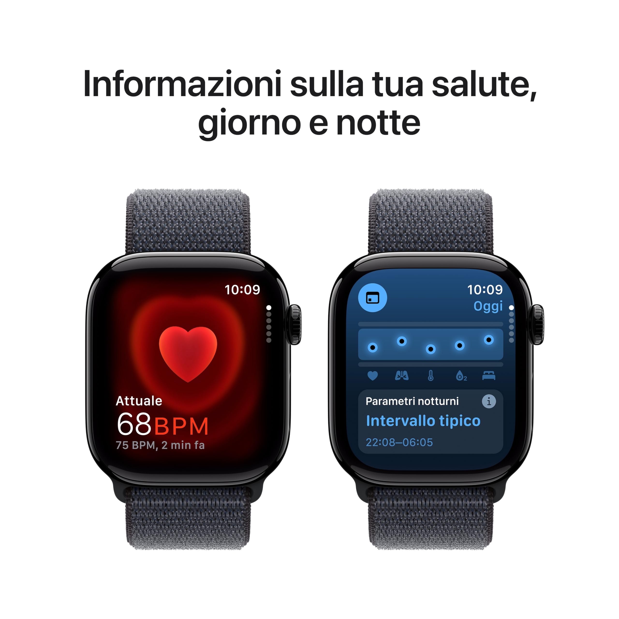 Apple Watch Series 10 42 mm smartwatch GPS Cellular Jet Black Inchiostro