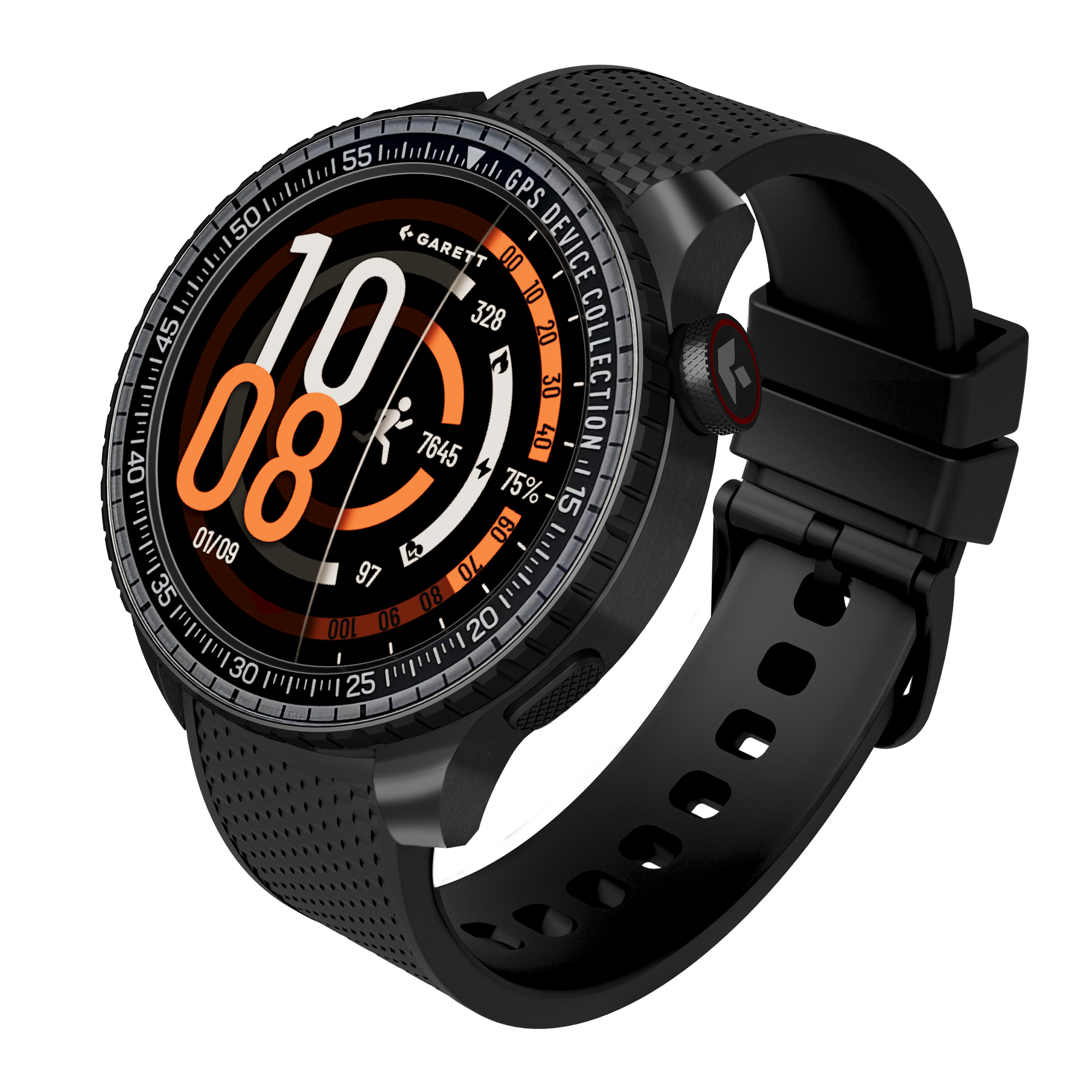 Garett Compass GPS smartwatch nero AMOLED