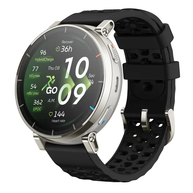 Amazfit Active 3 Premium smartwatch Apex Silver AMOLED