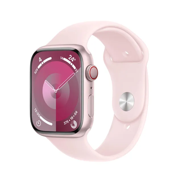 Apple Watch Series 9 GPS Cellular 45mm smartwatch rosa ECG