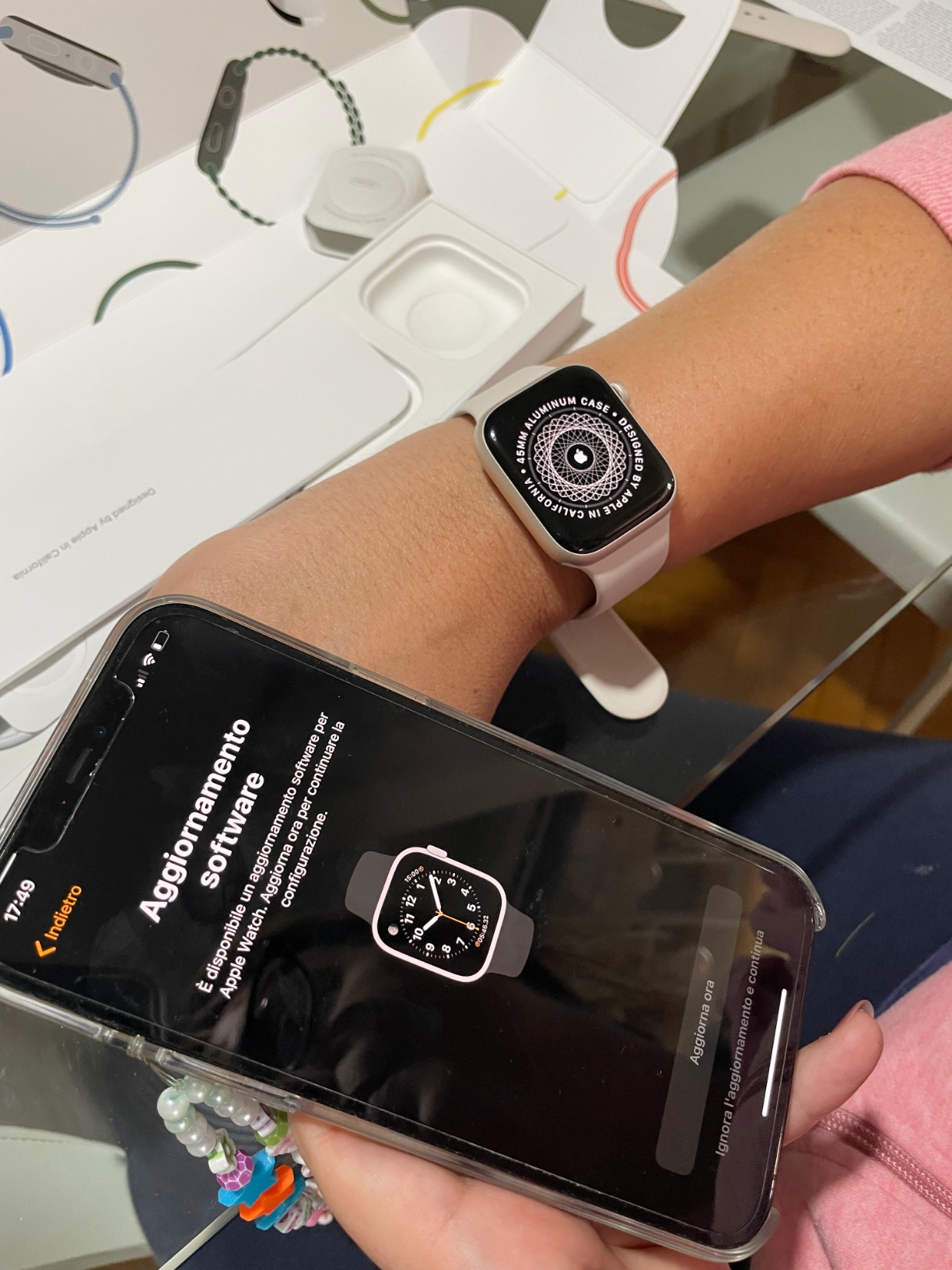 Apple Watch Series 7 smartwatch 41mm GPS Cellular galassia