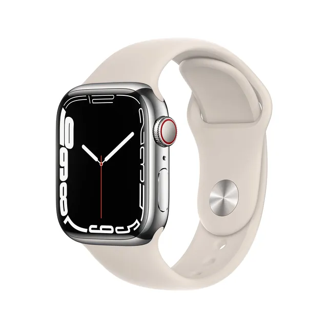 Apple Watch Series 7 GPS + Cellular smartwatch 41 mm argento