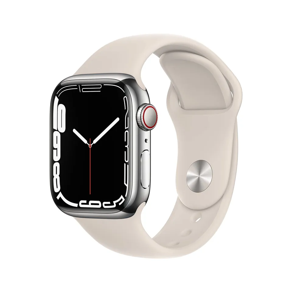 Apple Watch Series 7 GPS + Cellular smartwatch 41 mm argento