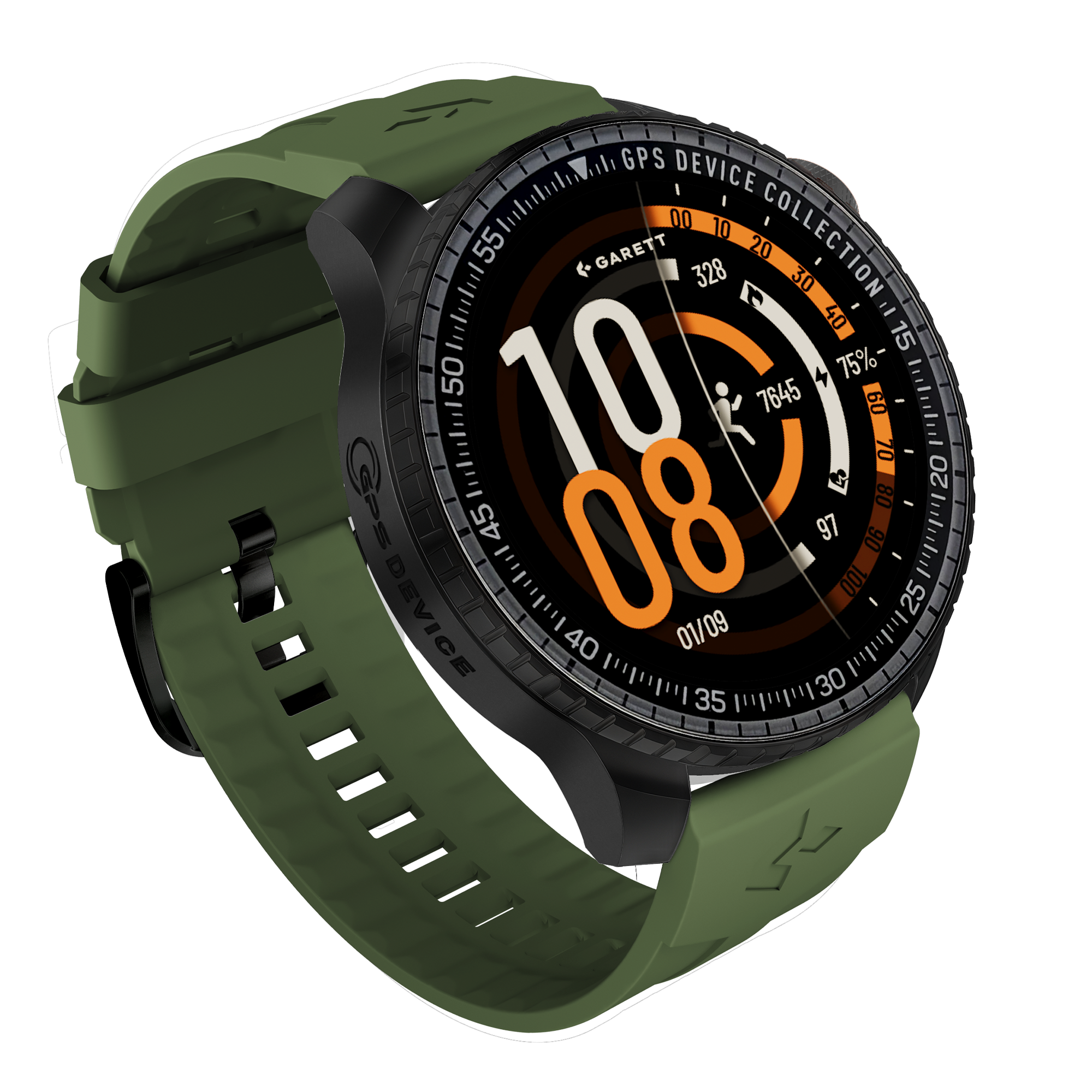 Garett Compass GPS smartwatch nero AMOLED