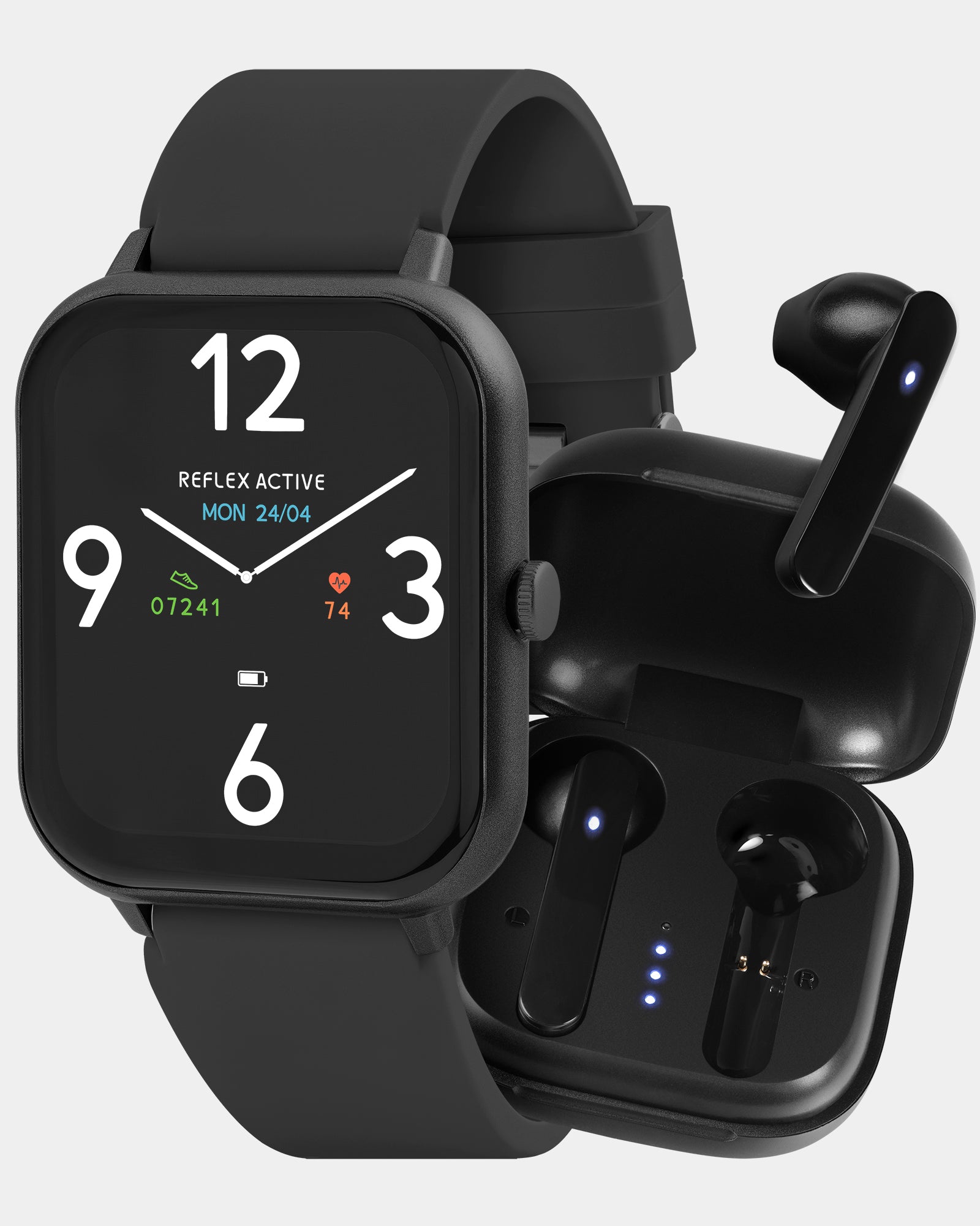 Reflex Active Series 17 smartwatch nero con auricolari TWS