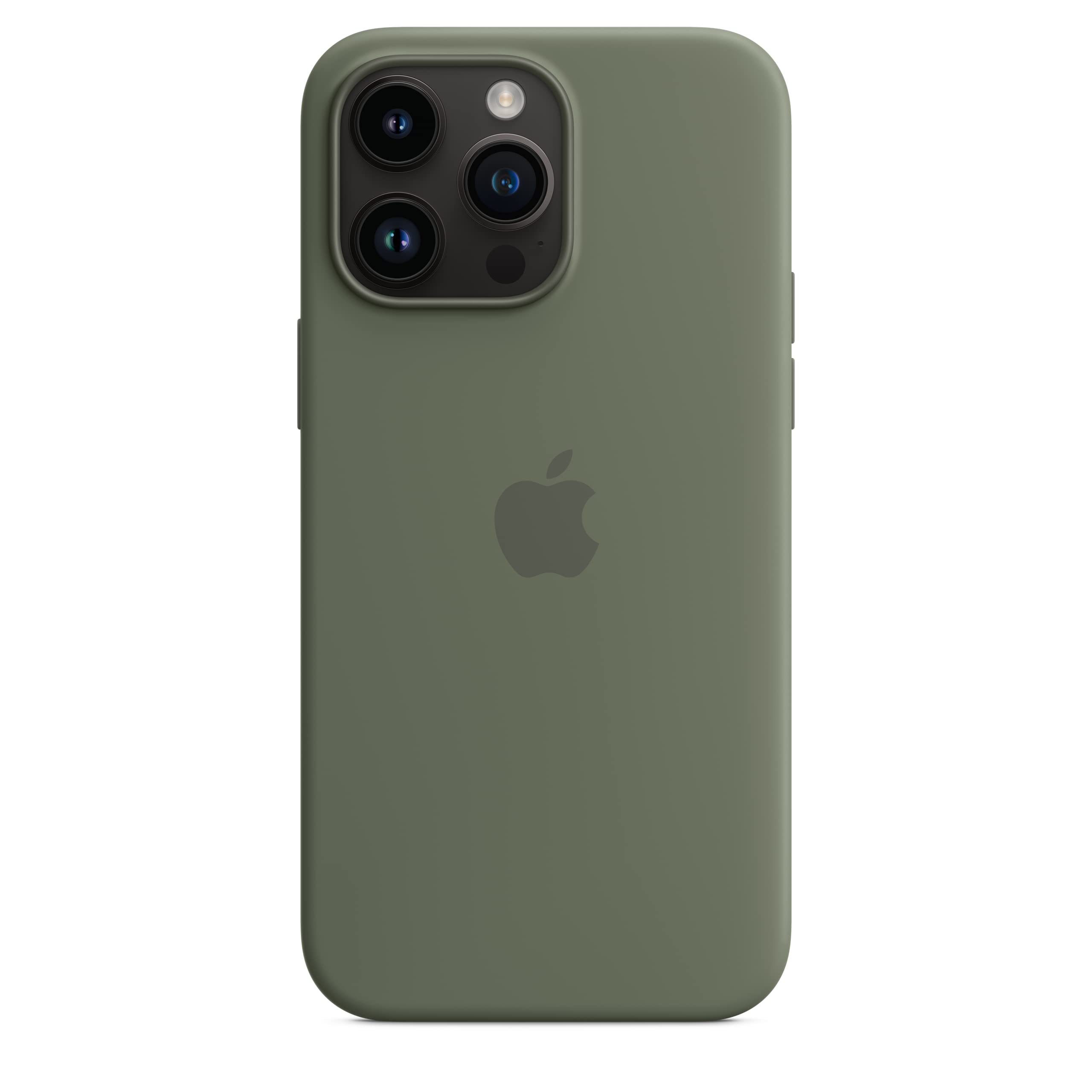 Apple iPhone 14 Pro Max custodia silicone oliva MagSafe