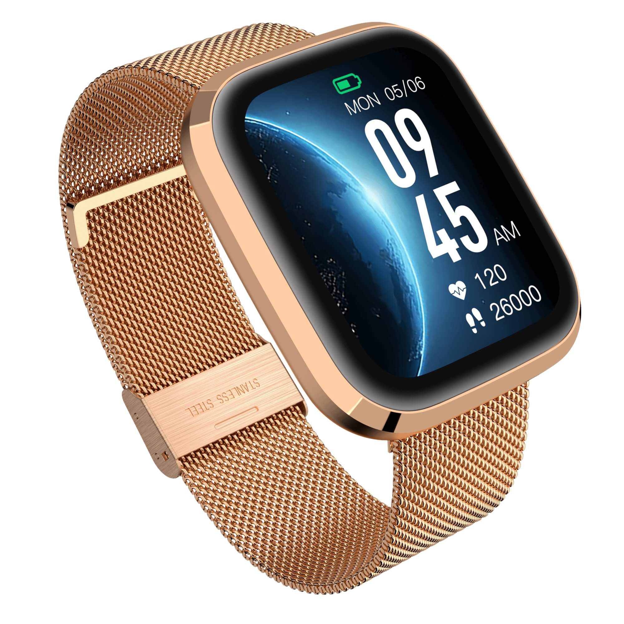 Garett GRC Style smartwatch oro acciaio IPS