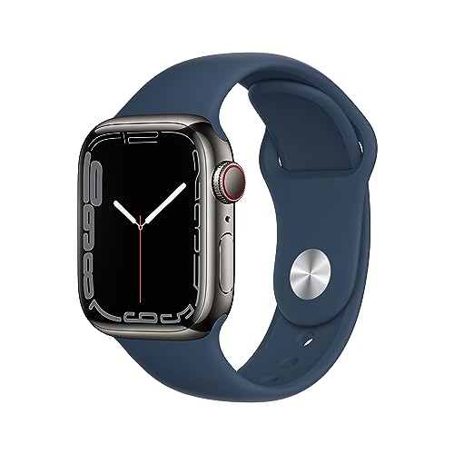 Apple Watch Series 7 smartwatch 41mm grafite blu abisso ECG