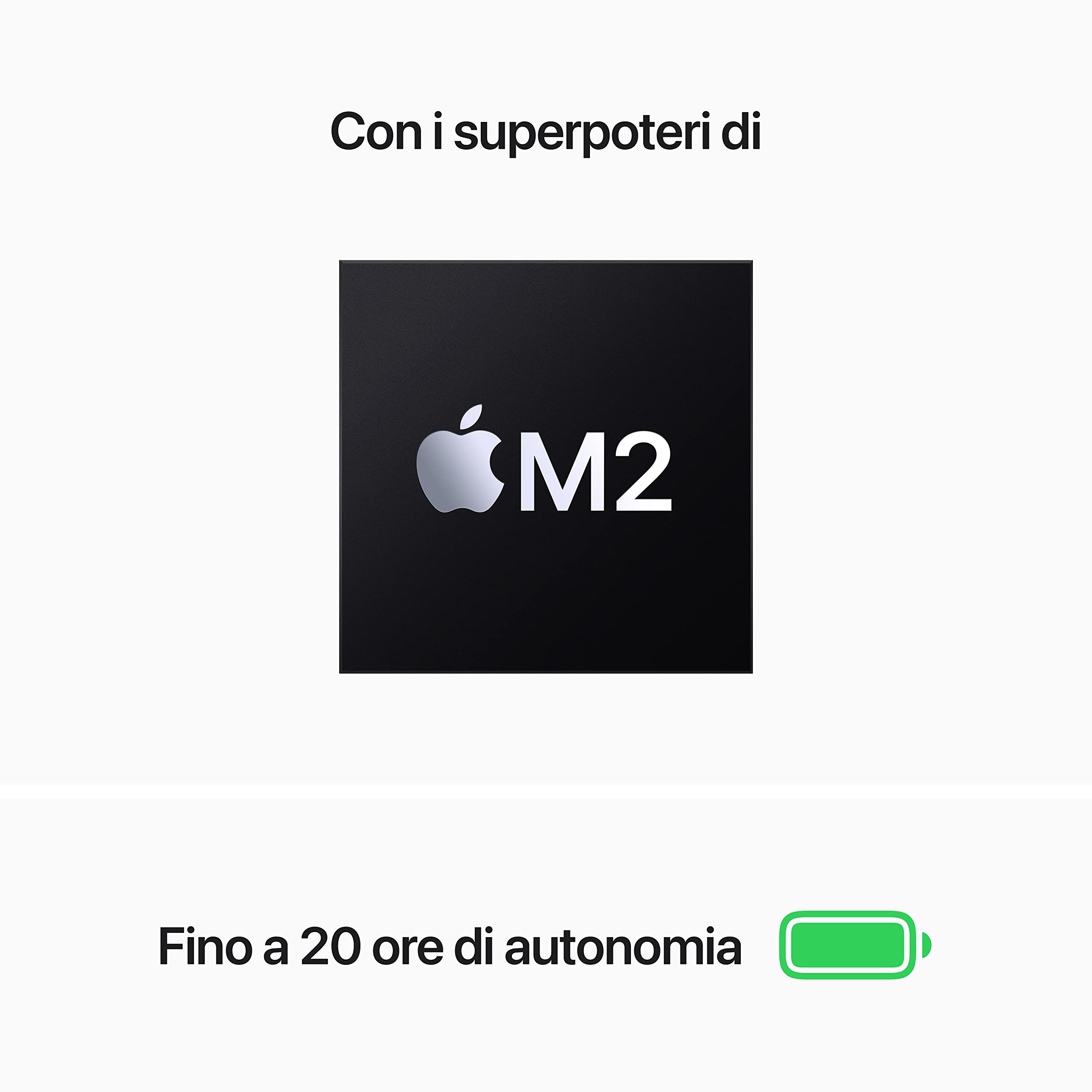 Apple MacBook Pro 13 M2 portatile 8GB 512GB argento
