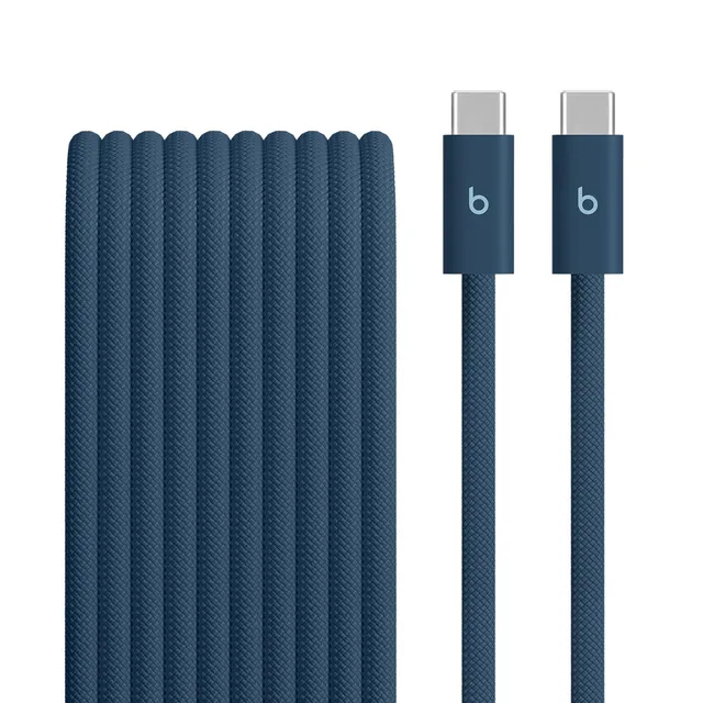 Beats Cavo USB-C a USB-C 240W 3 m Blu burrasca intrecciato