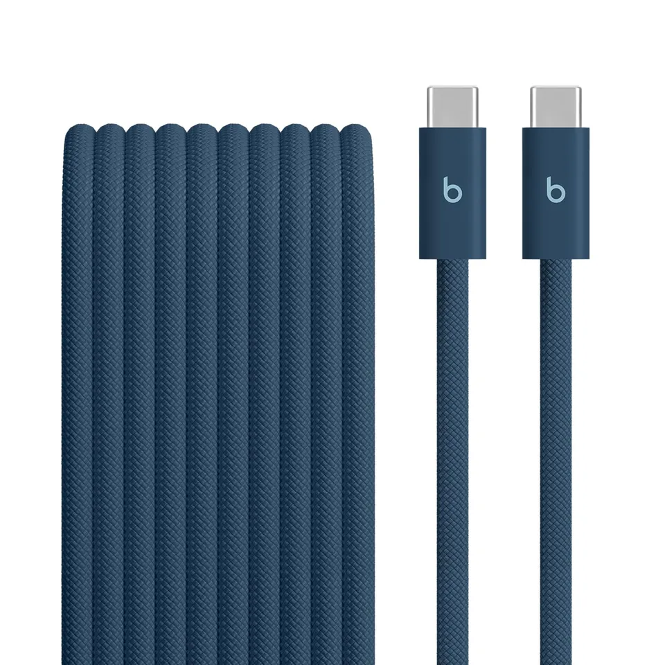 Beats Cavo USB-C a USB-C 240W 3 m Blu burrasca intrecciato
