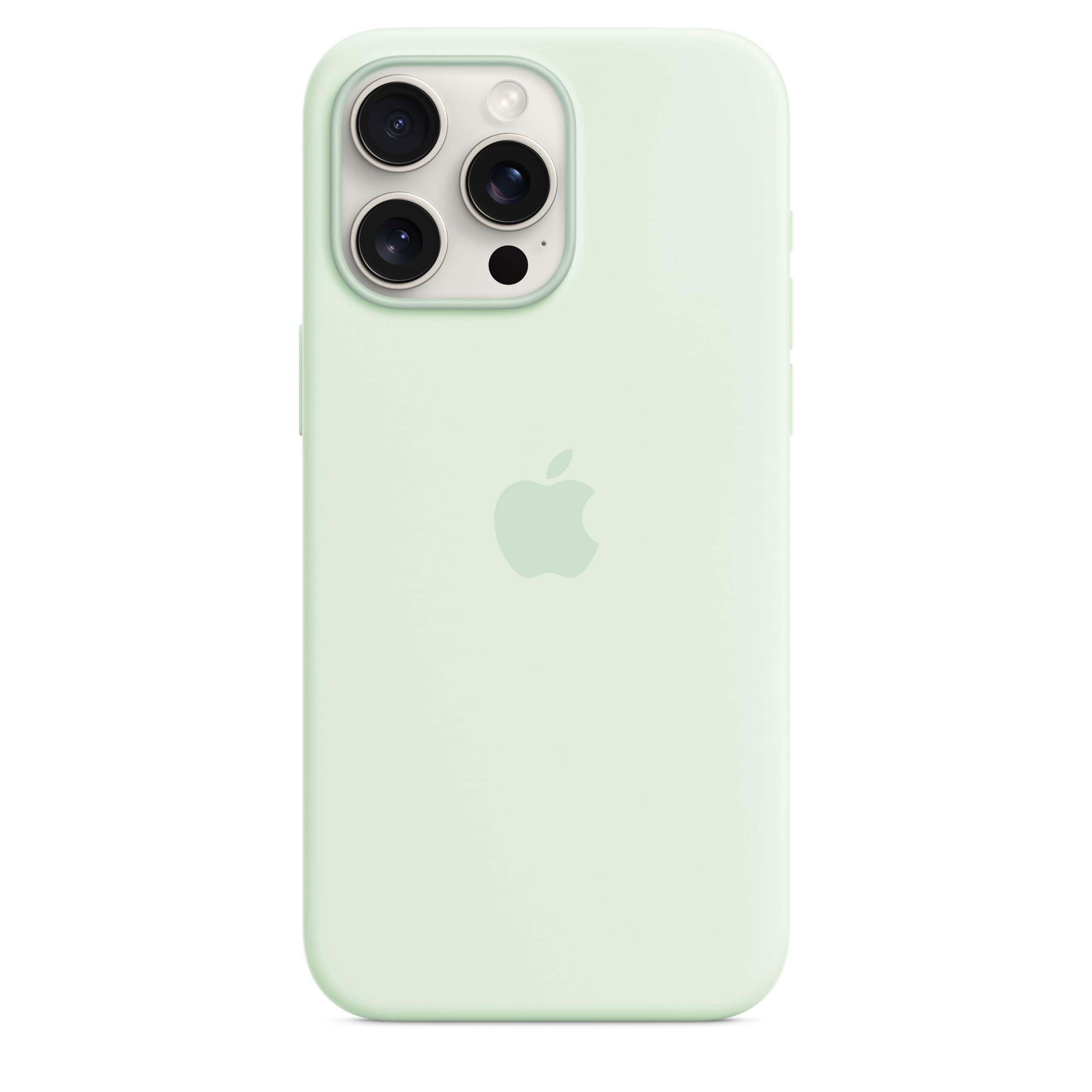 Apple iPhone 15 Pro Max custodia silicone menta fredda MagSafe