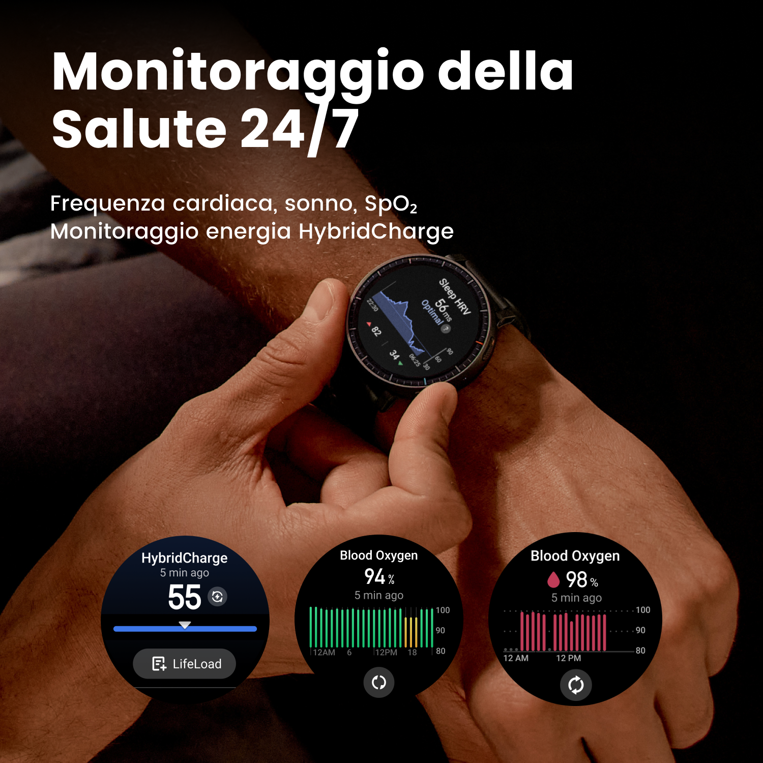Amazfit Active Max smartwatch Nero AMOLED 25 giorni