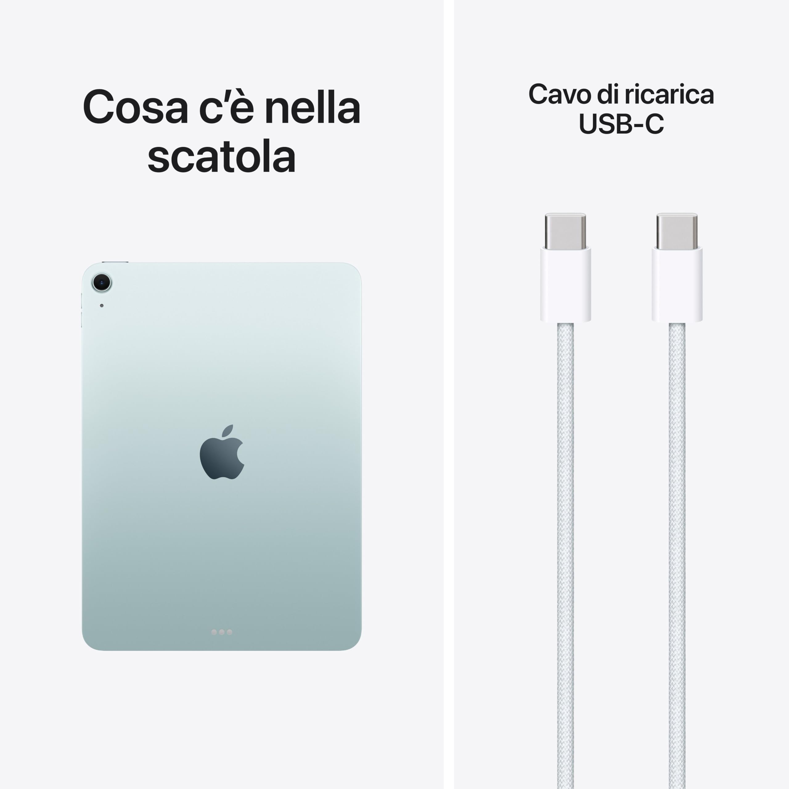 Apple iPad Air M4 11 tablet Liquid Retina 256GB azzurro