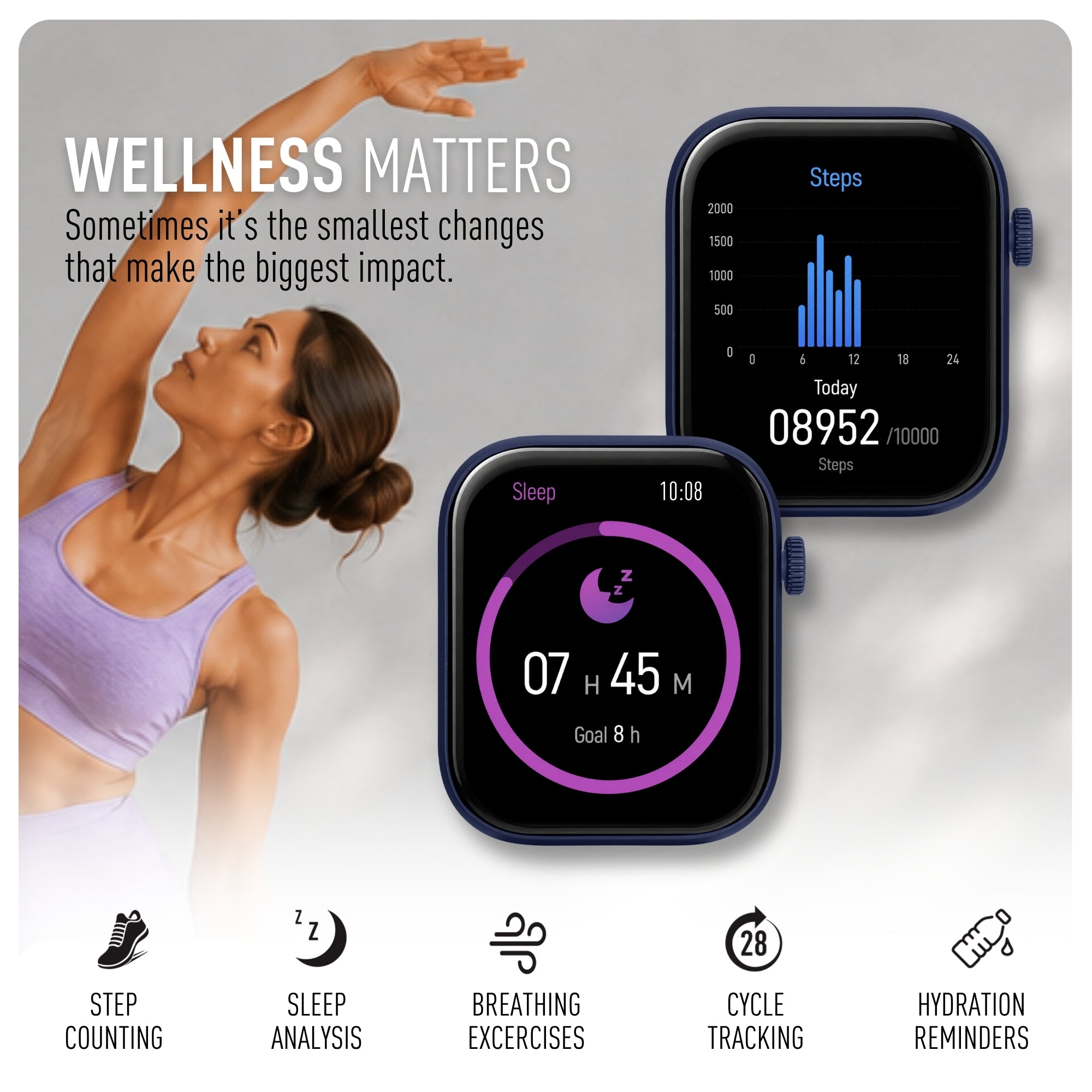 Reflex Active Spectra 300 S Lite smartwatch blu navy AMOLED