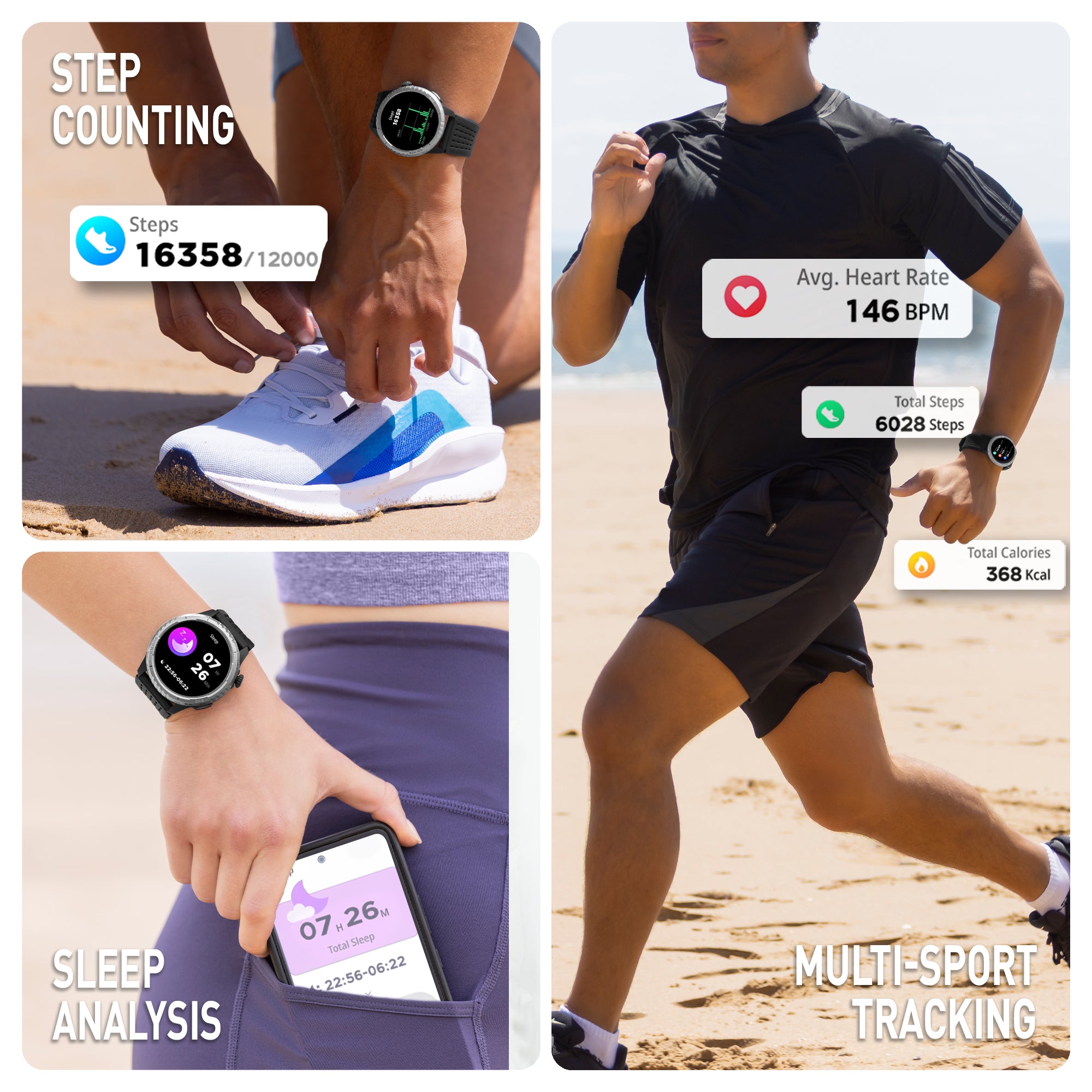 Reflex Active Sea Venture 400 R smartwatch GPS nero AMOLED