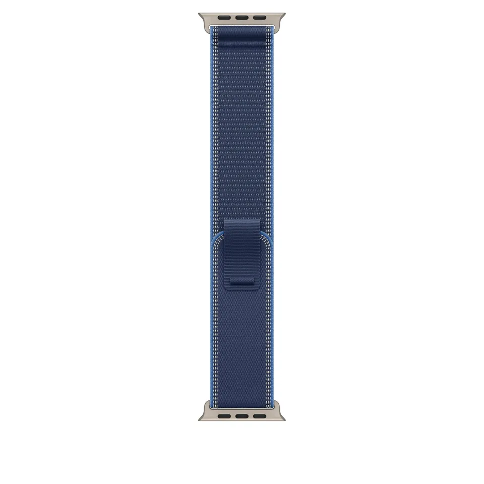Apple Watch Trail Loop 49 mm cinturino blu nylon S/M