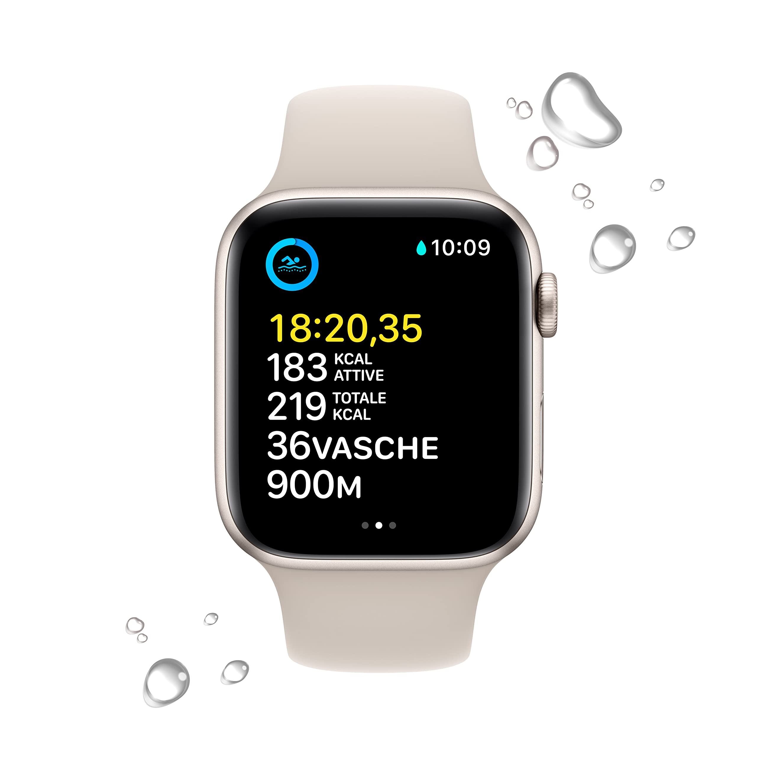 Apple Watch SE 2ª gen. 44mm smartwatch GPS + Cellular galassia
