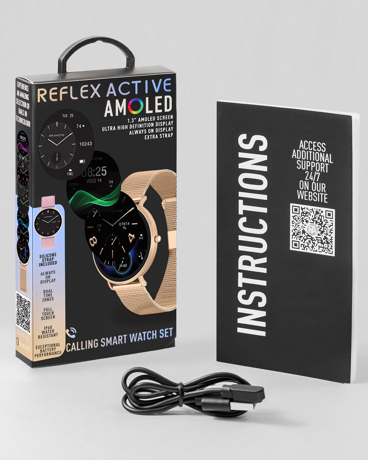 Reflex Active Spectra 300 R Slim smartwatch rosa set