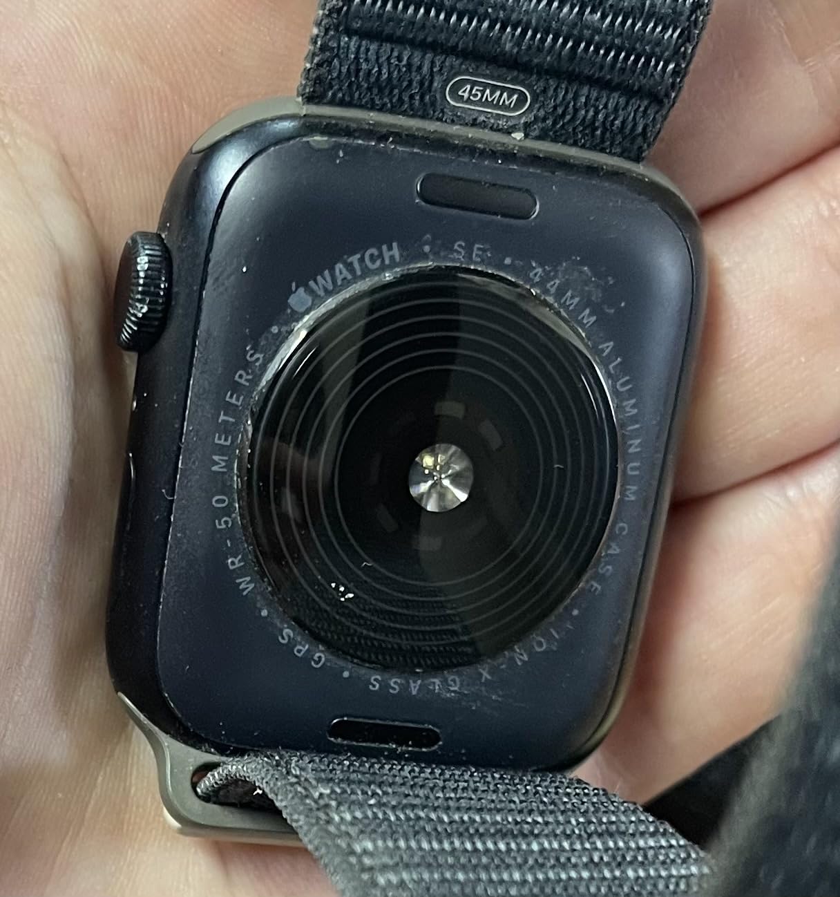 Apple Watch SE 2 Gen 2023 GPS 44 mm Smartwatch Mezzanotte Sport Loop