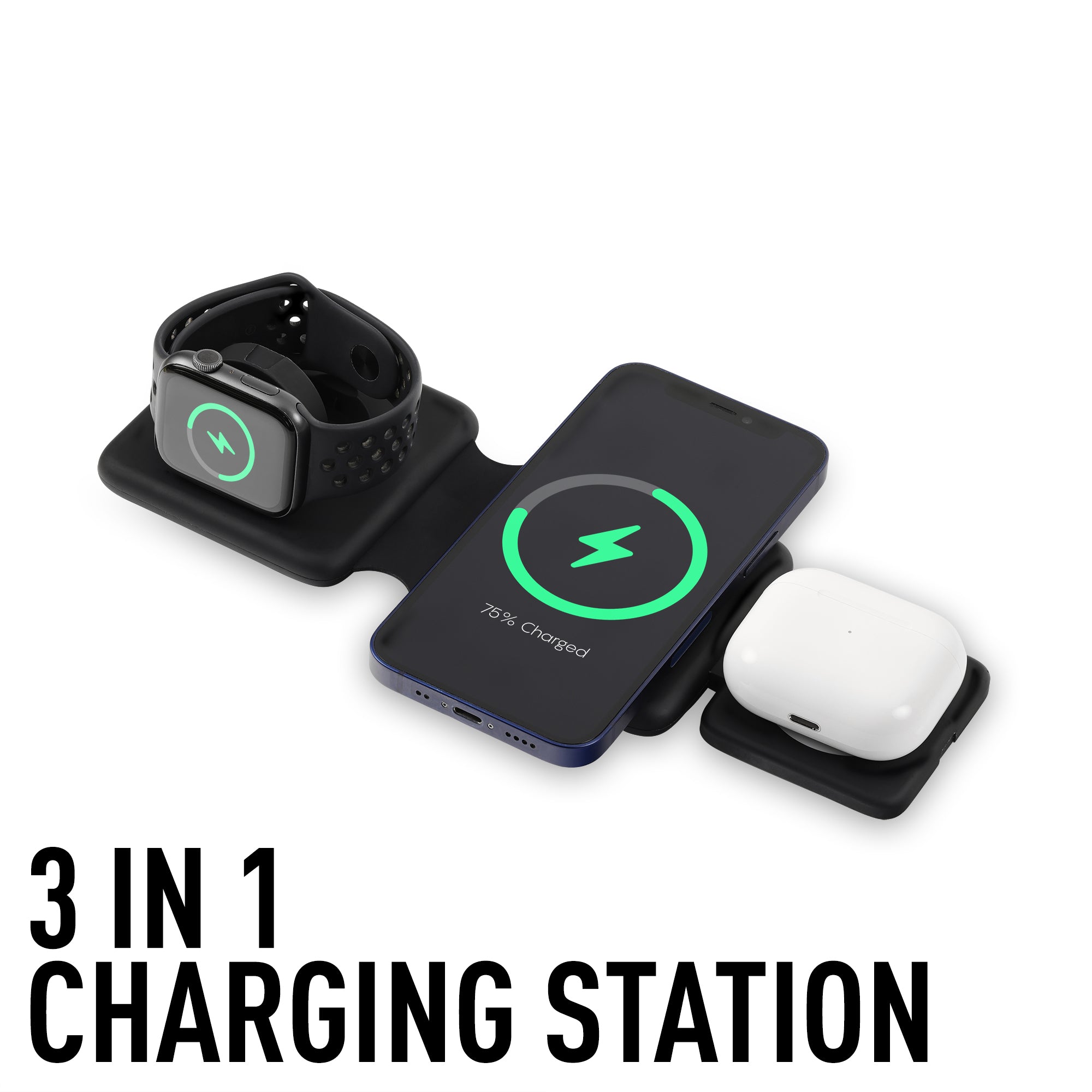 Reflex Active Travel 3 in 1 stazione ricarica wireless pieghevole