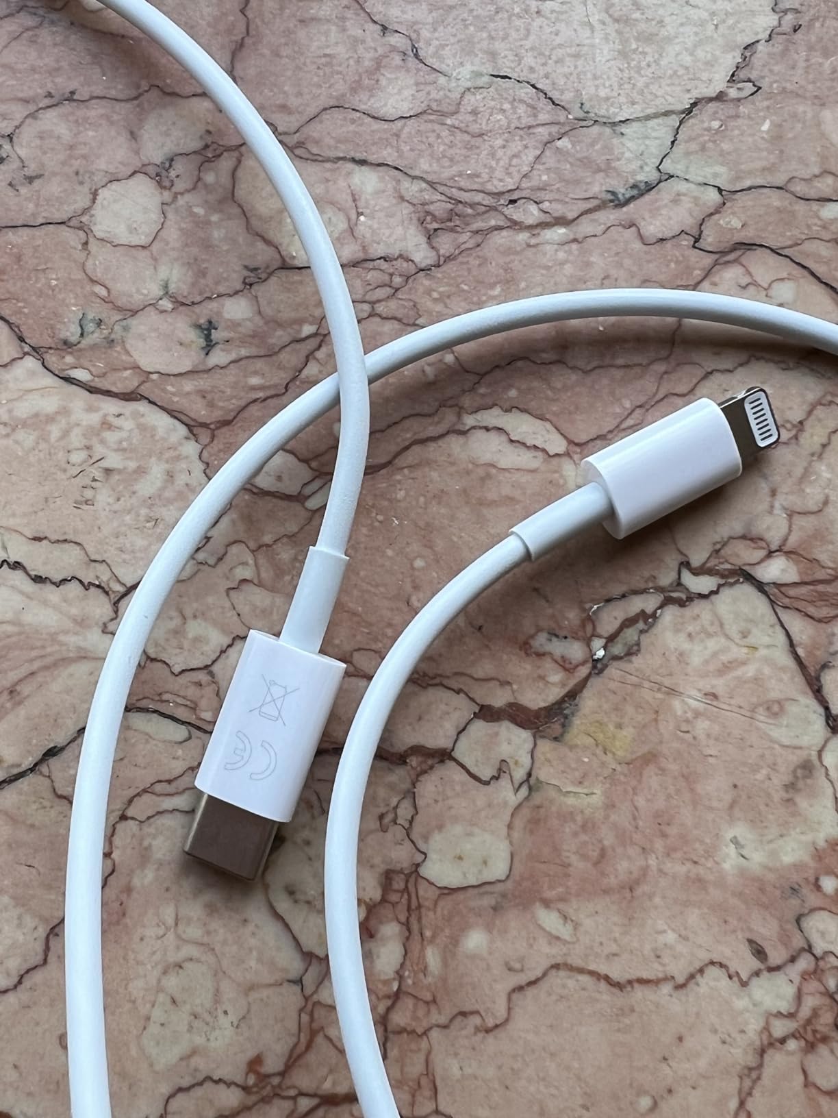 Apple cavo ricarica USB-C Lightning 1 m bianco