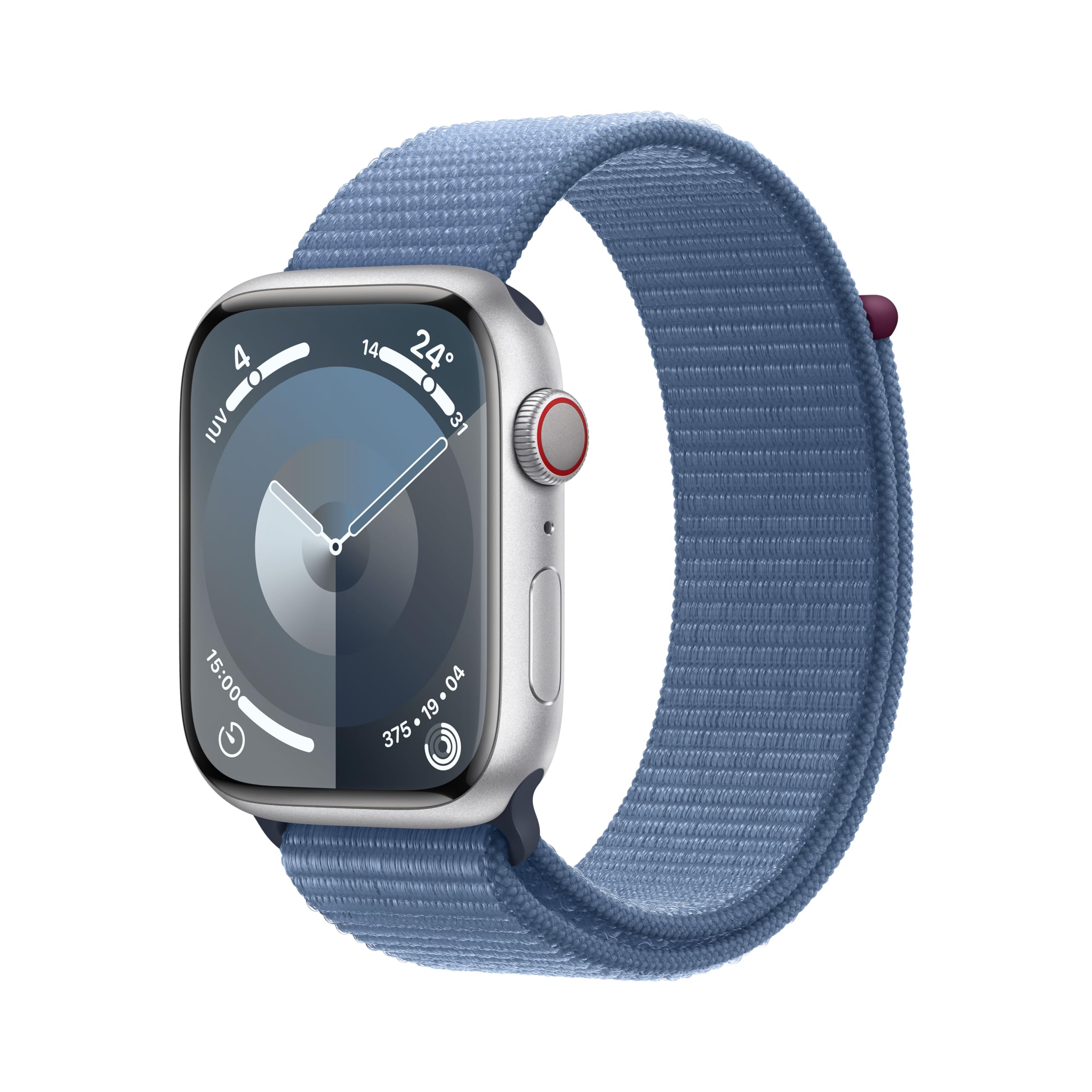 Apple Watch Series 9 GPS Cellular 45mm smartwatch argento