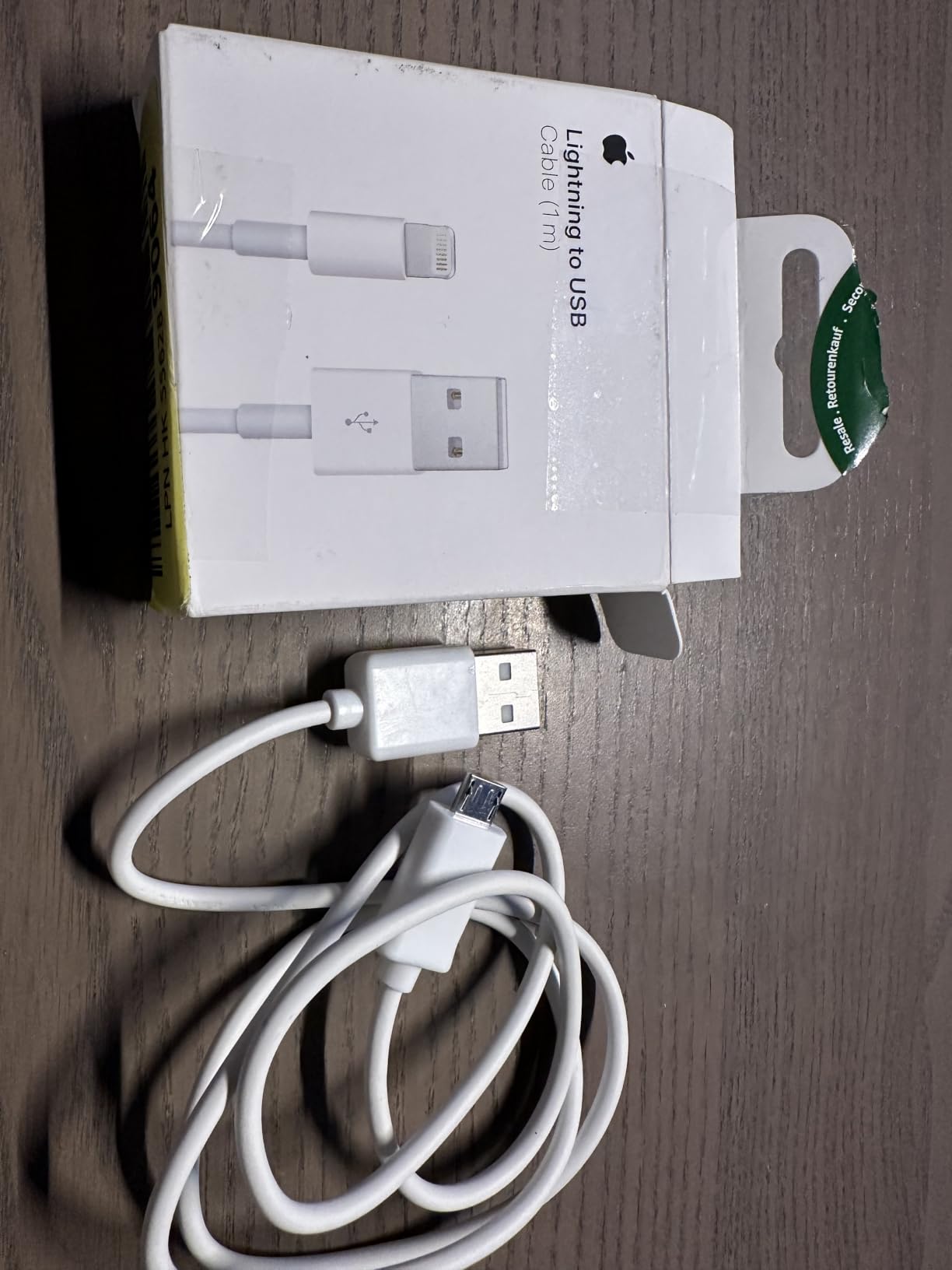 Apple cavo ricarica USB-C Lightning 1 m bianco