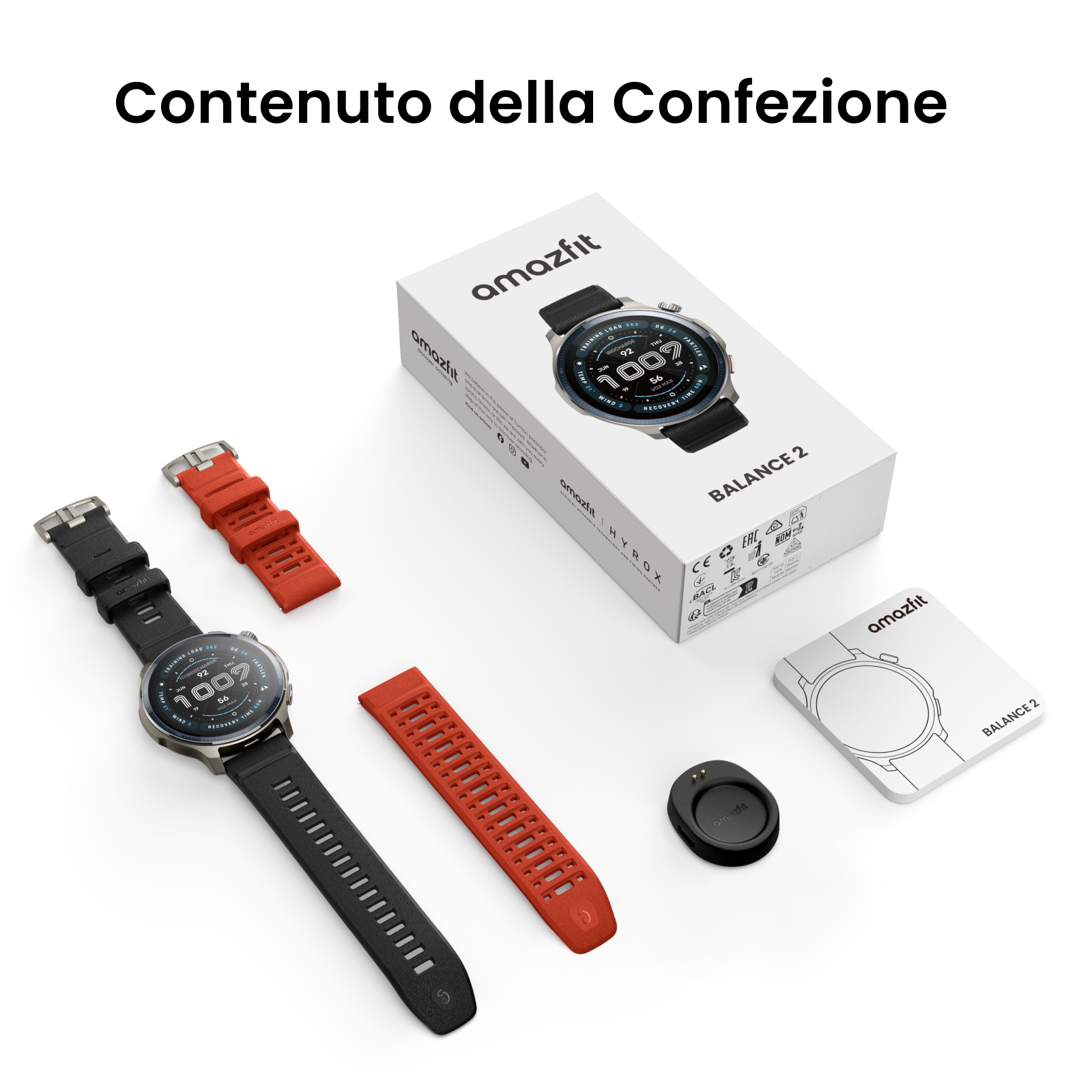 Huami Balance 2 smartwatch nero 1,5 pollici AMOLED