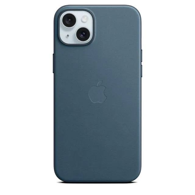 Apple FineWoven iPhone 15 Plus custodia Blu Pacifico