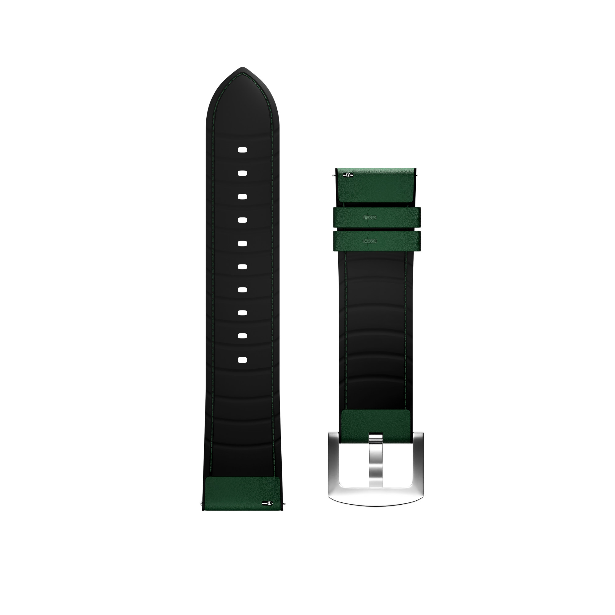 Maoo cinturino smartwatch pelle verde 22mm