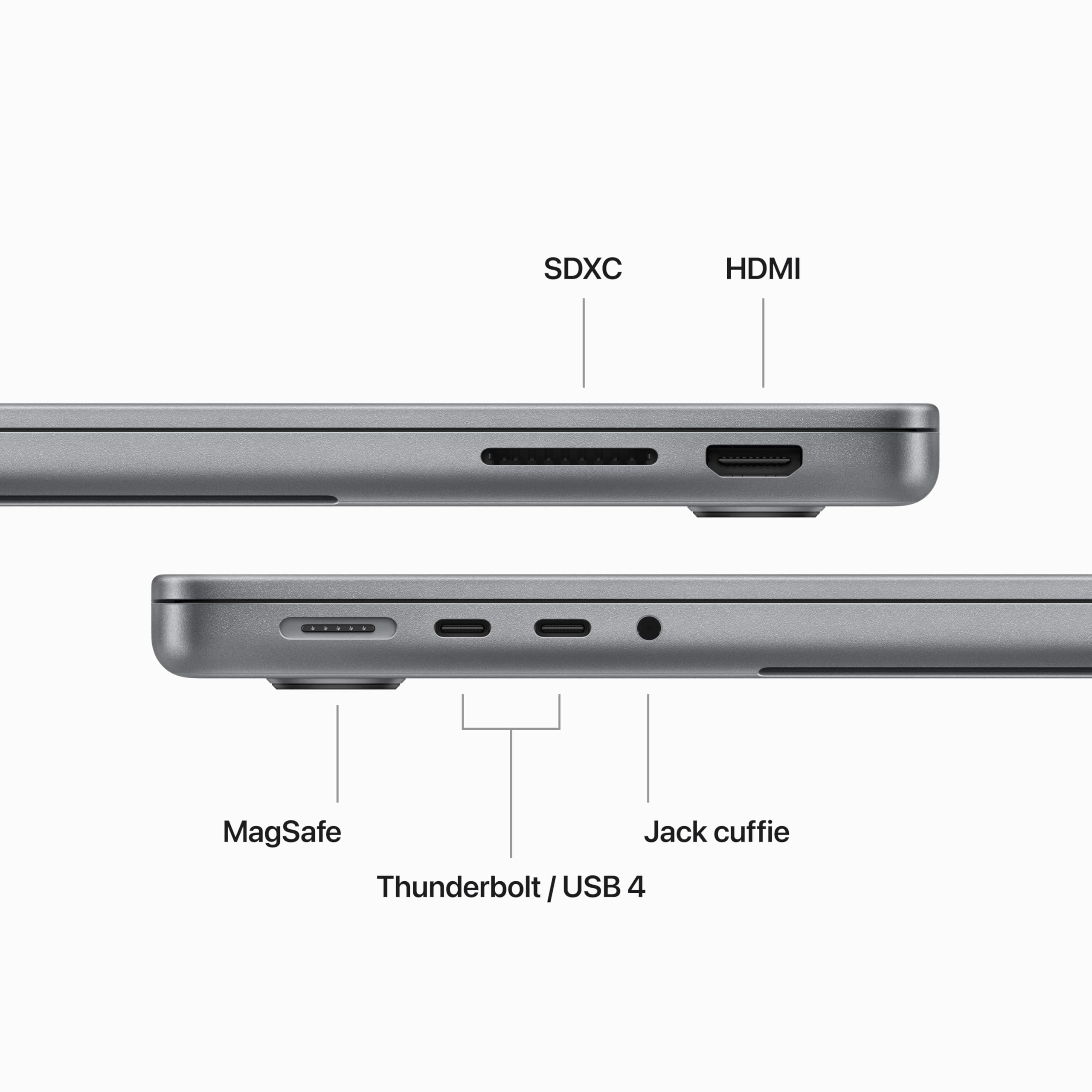 Apple MacBook Pro M3 14,2" portatile 1TB grigio siderale