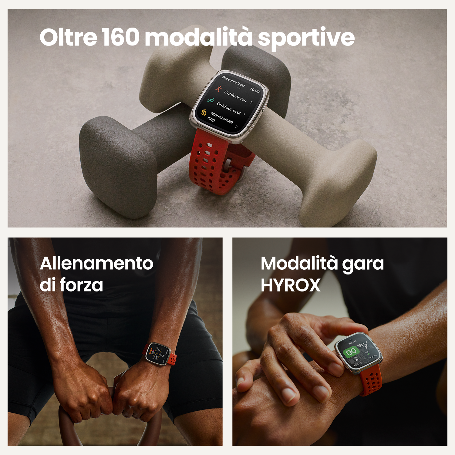 Amazfit Active 2 Square smartwatch nero 10 giorni batteria