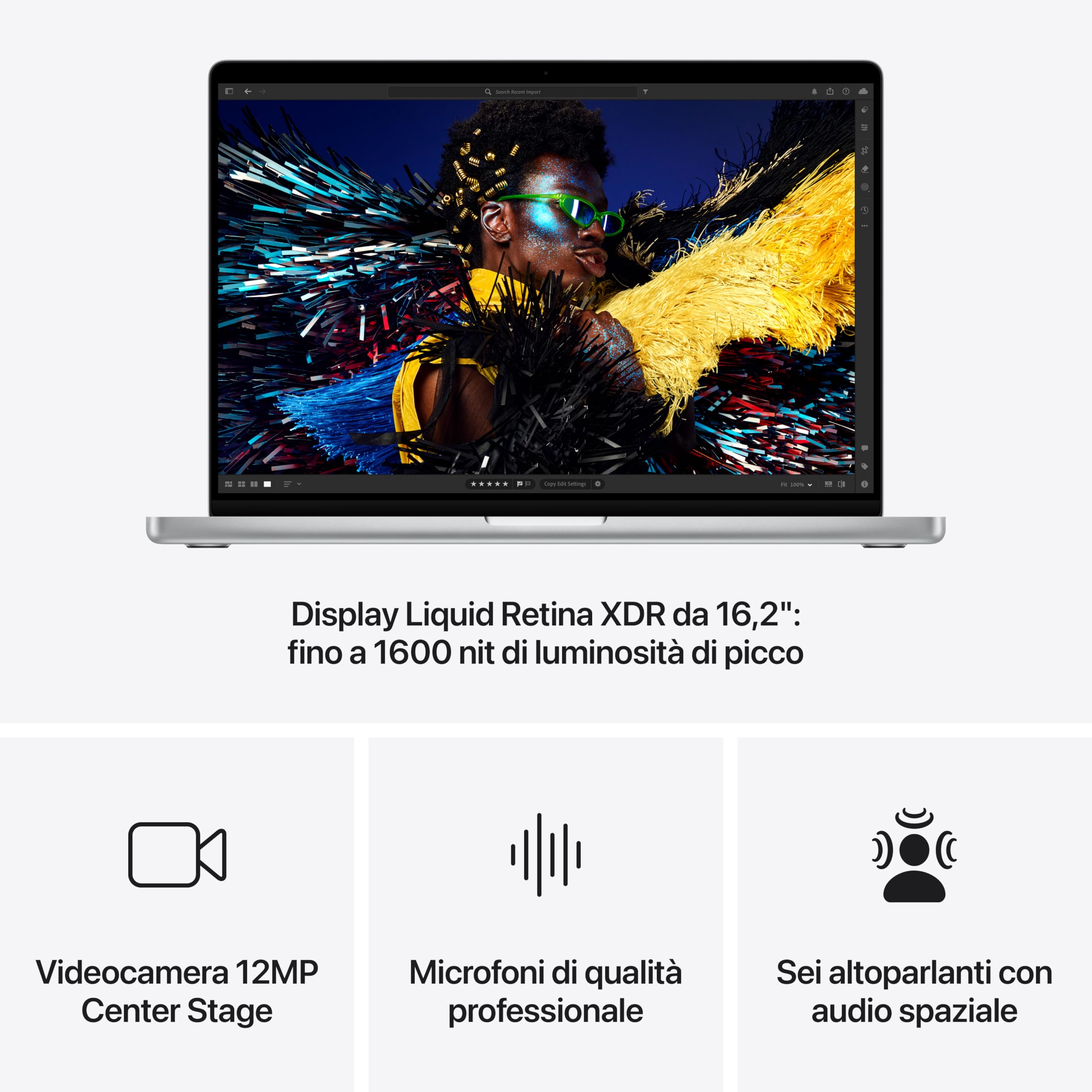 Apple MacBook Pro 16,2 M4 Pro portatile Argento 48GB 512GB