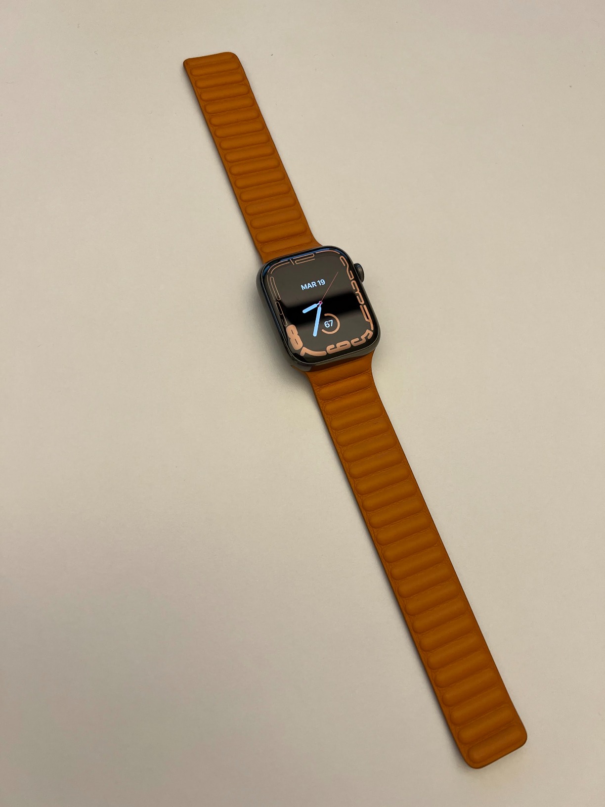 Apple Watch Series 7 smartwatch 41mm Cellular acciaio