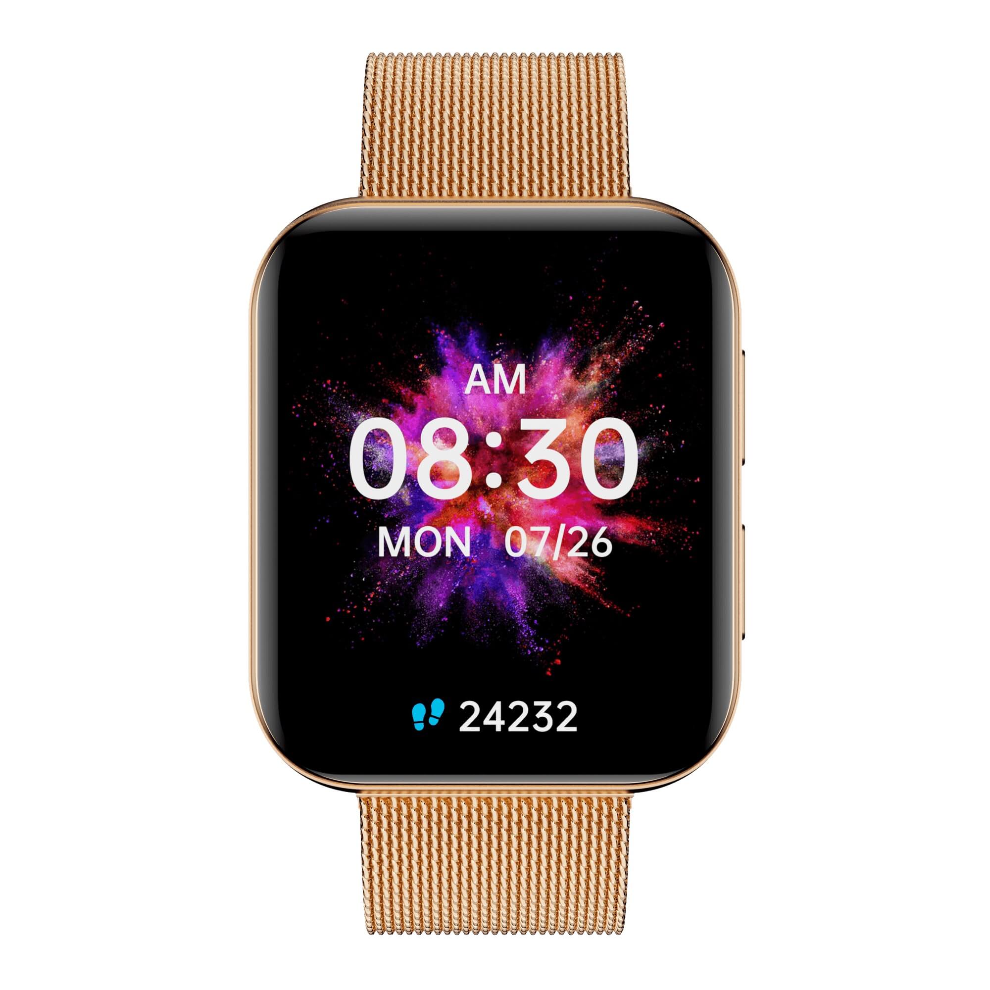 Garett GRC MAXX smartwatch oro acciaio AMOLED