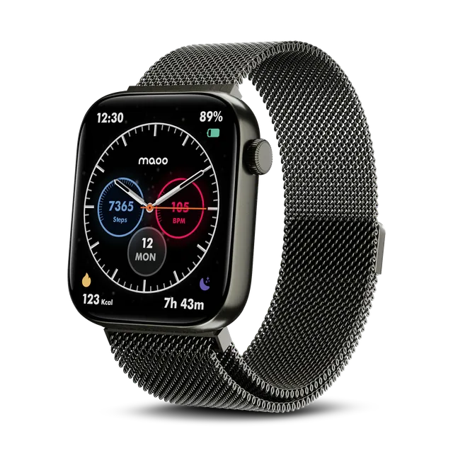 Maoo ProWatch smartwatch gun metal AMOLED