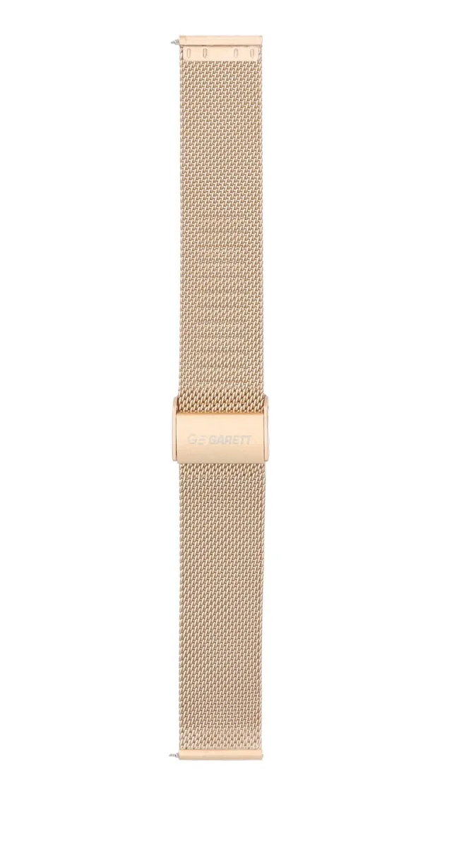 Garett Classy cinturino acciaio oro 20 mm