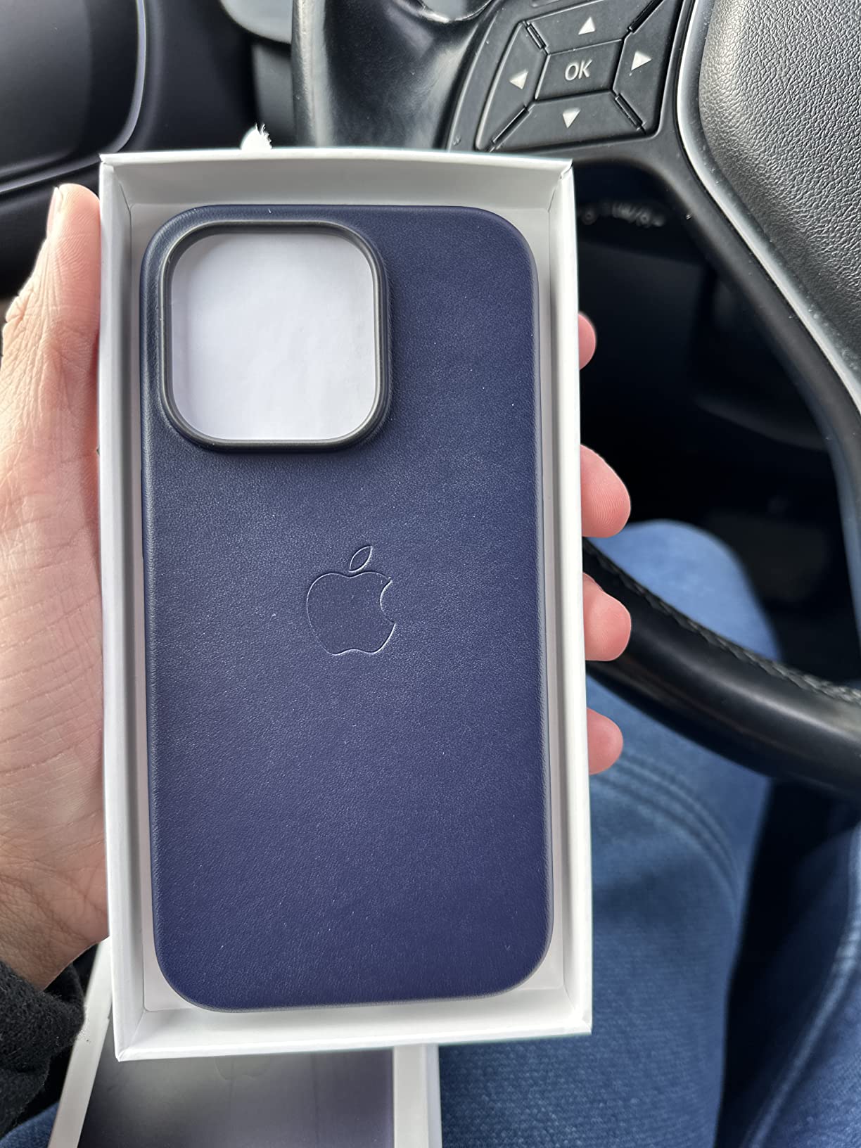Apple iPhone 14 Pro custodia in pelle MagSafe inchiostro