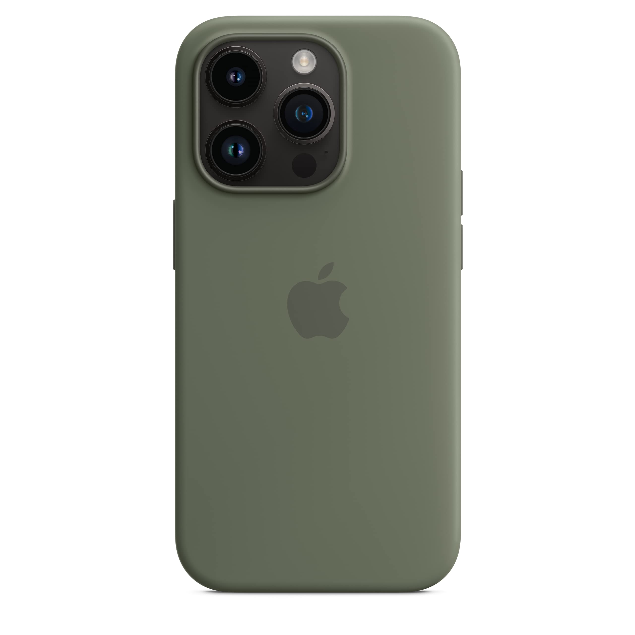 Apple iPhone 14 Pro custodia silicone oliva MagSafe