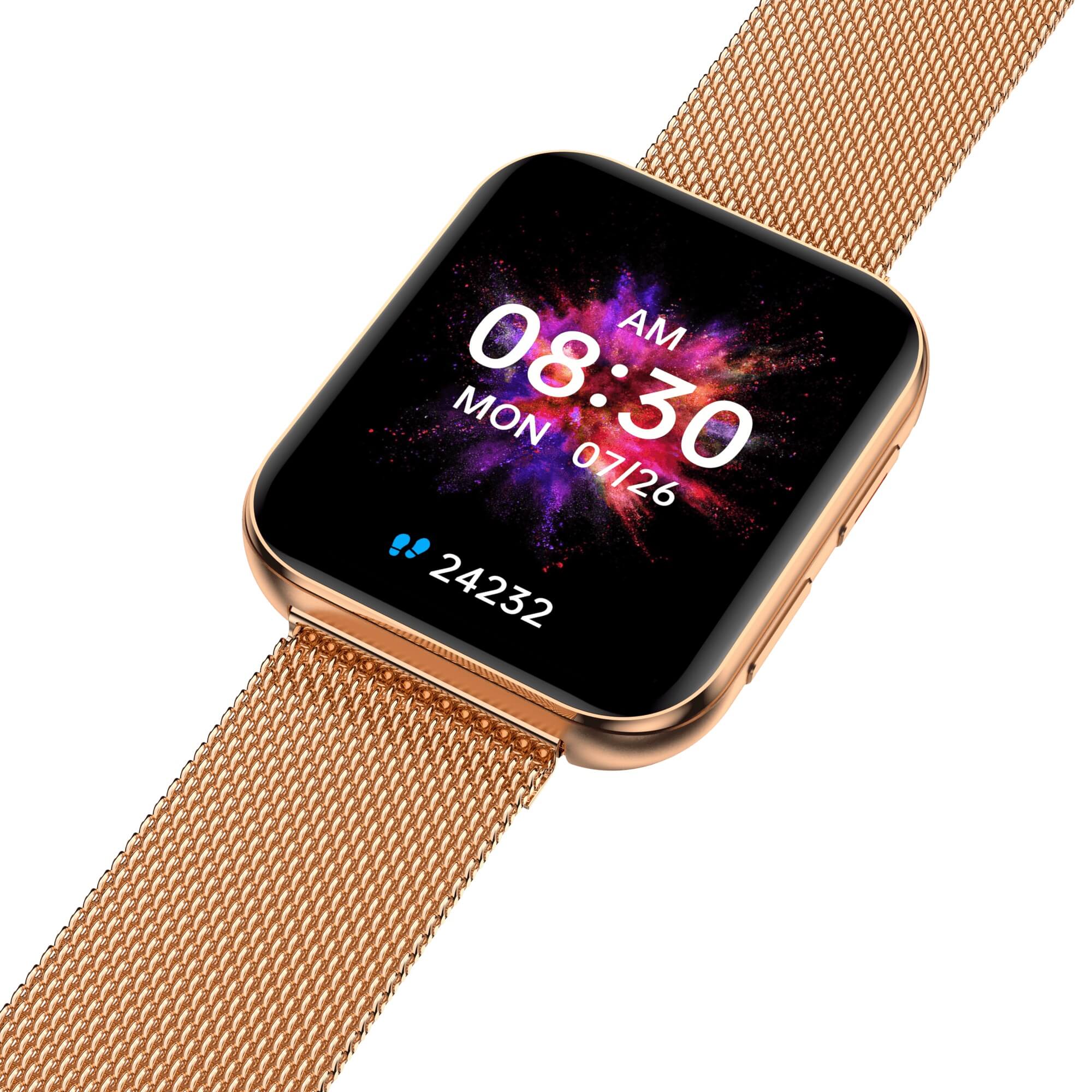 Garett GRC MAXX smartwatch oro acciaio AMOLED