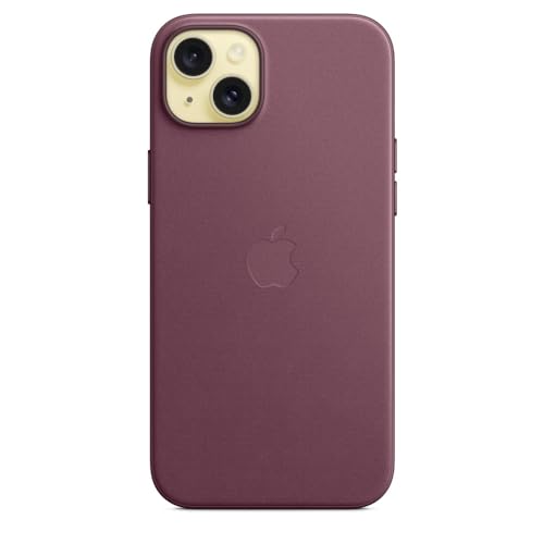 Apple FineWoven Custodia iPhone 15 Plus MagSafe Gelso