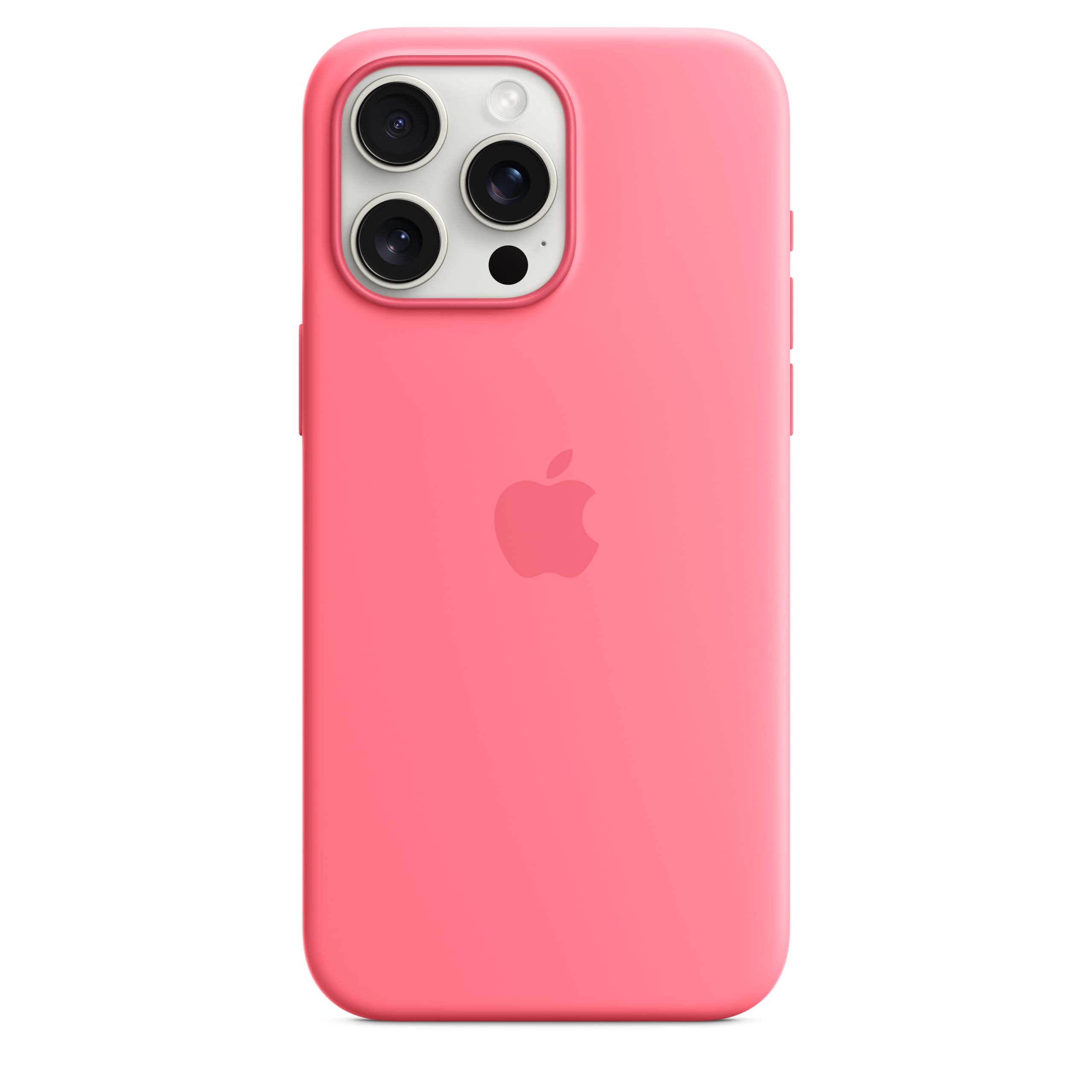 Apple iPhone 15 Pro Max custodia silicone Rosa MagSafe