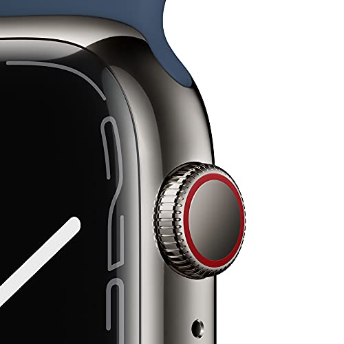 Apple Watch Series 7 smartwatch 45mm Cellular acciaio grafite